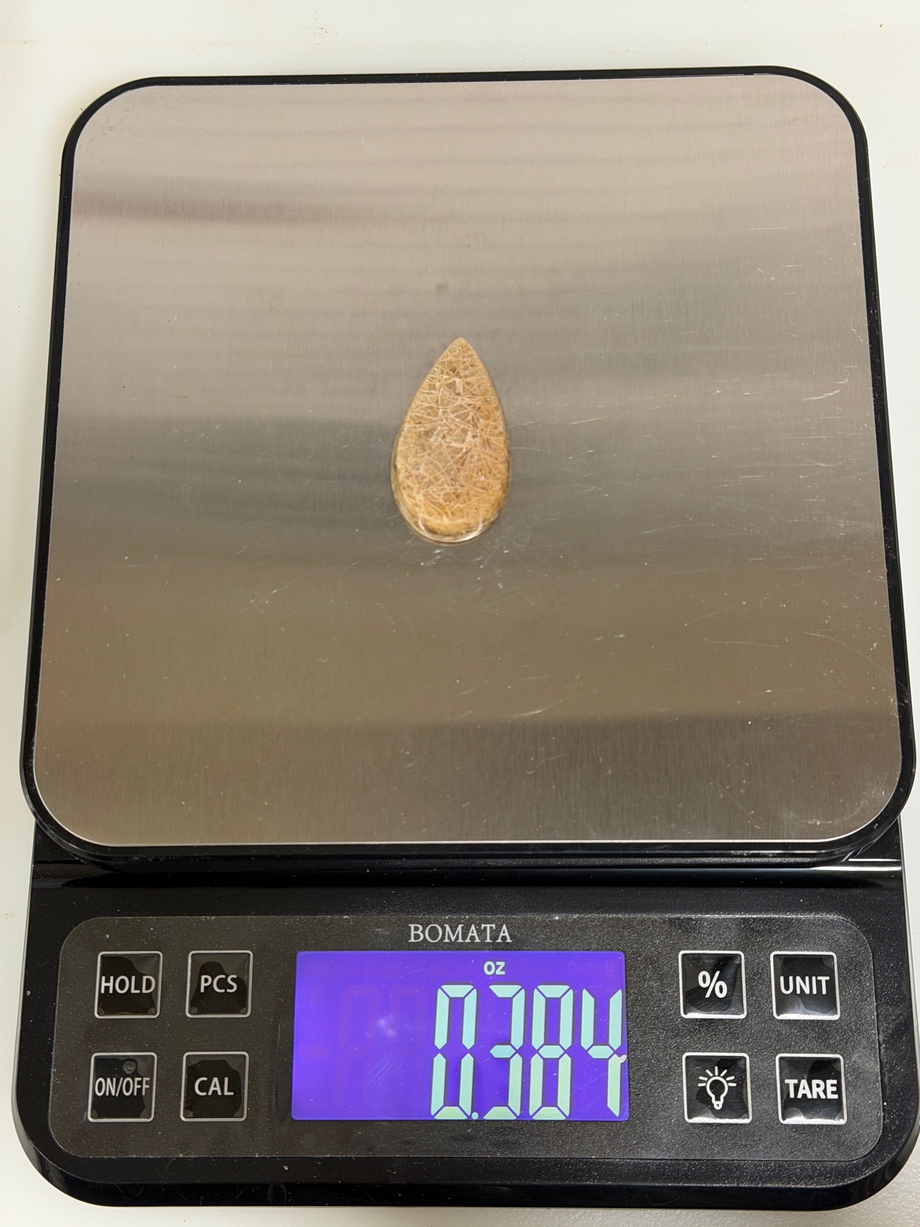 Hyalite Cabochon-Utah Spider Web Opal-Designer Teardrop Gemstone for Jewelry Making-Ultra Rare