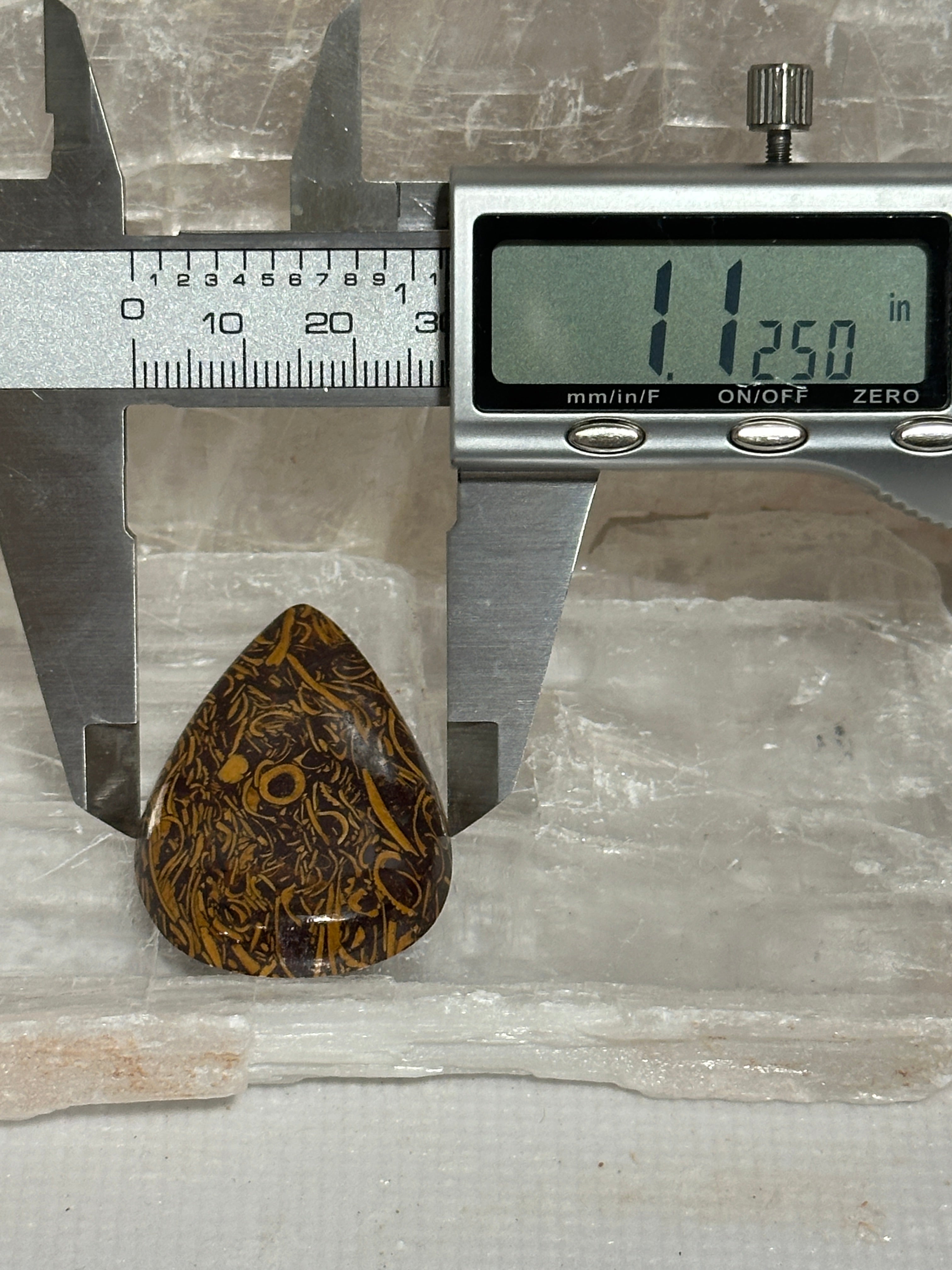 Calligraphy Stone Cabochon-large polished loose gemstone for jewelry making