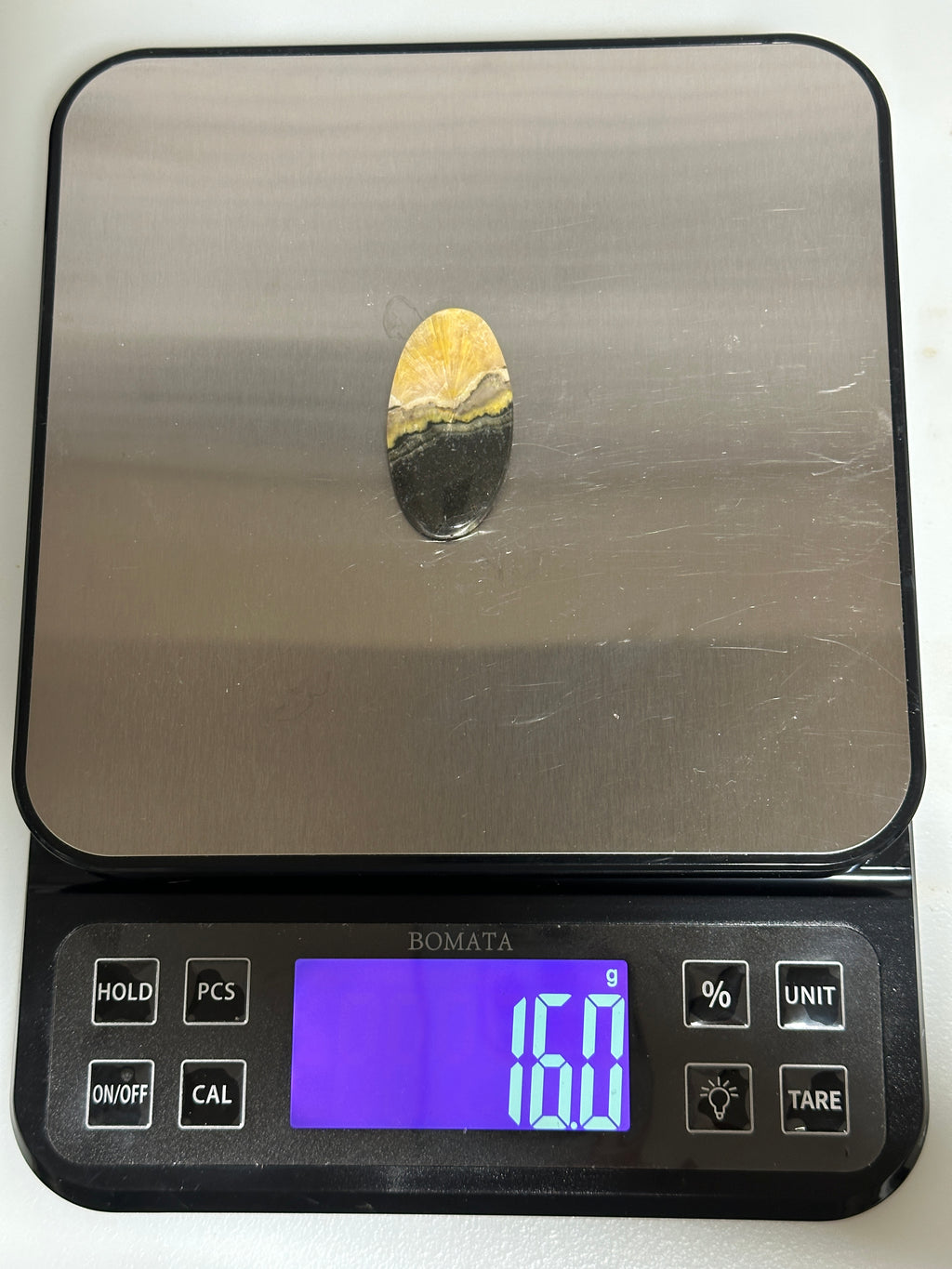 Bumblebee Jasper Cabochon-large loose oval gemstone for jewelry making