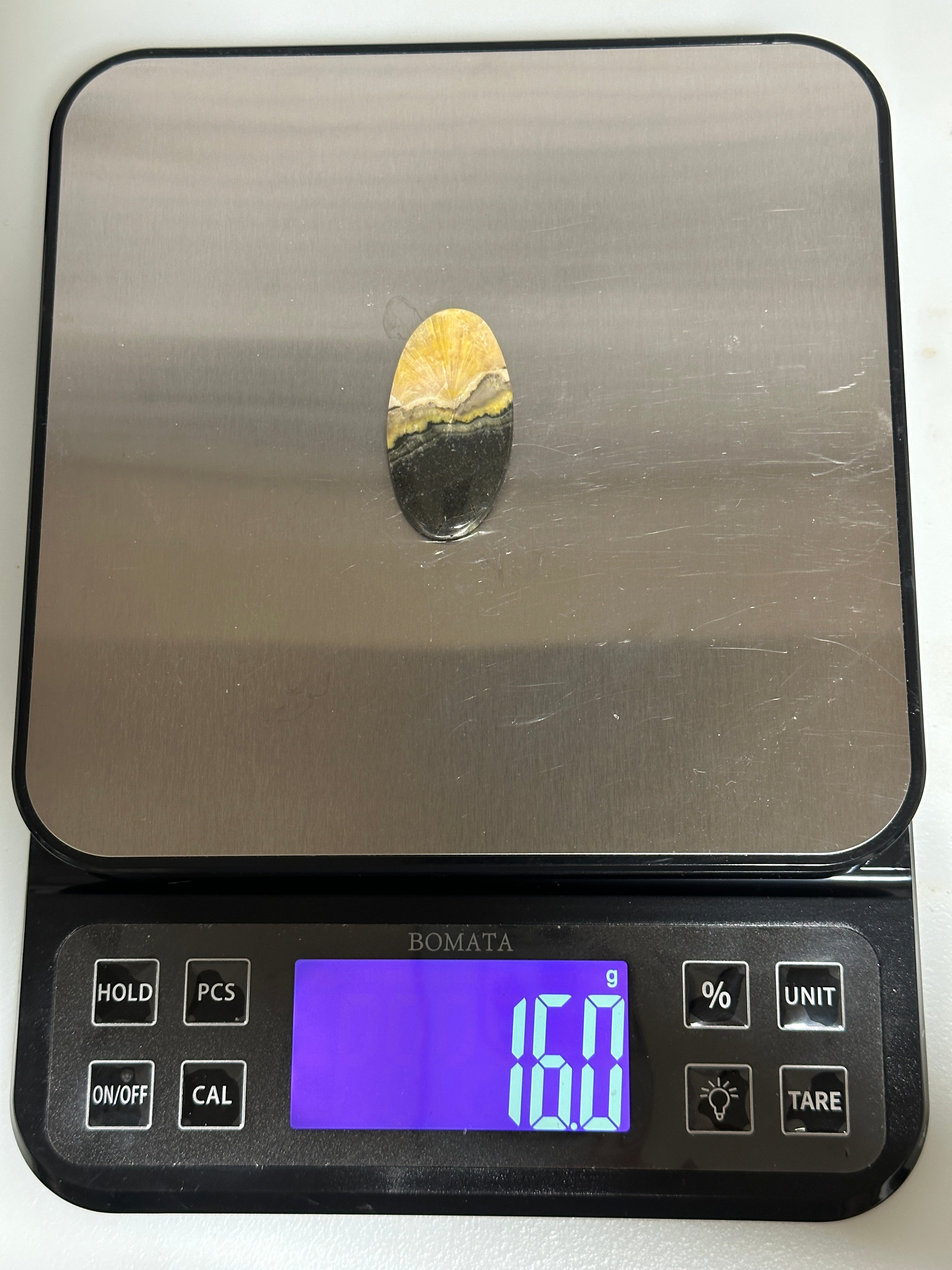 Bumblebee Jasper Cabochon-large loose oval gemstone for jewelry making