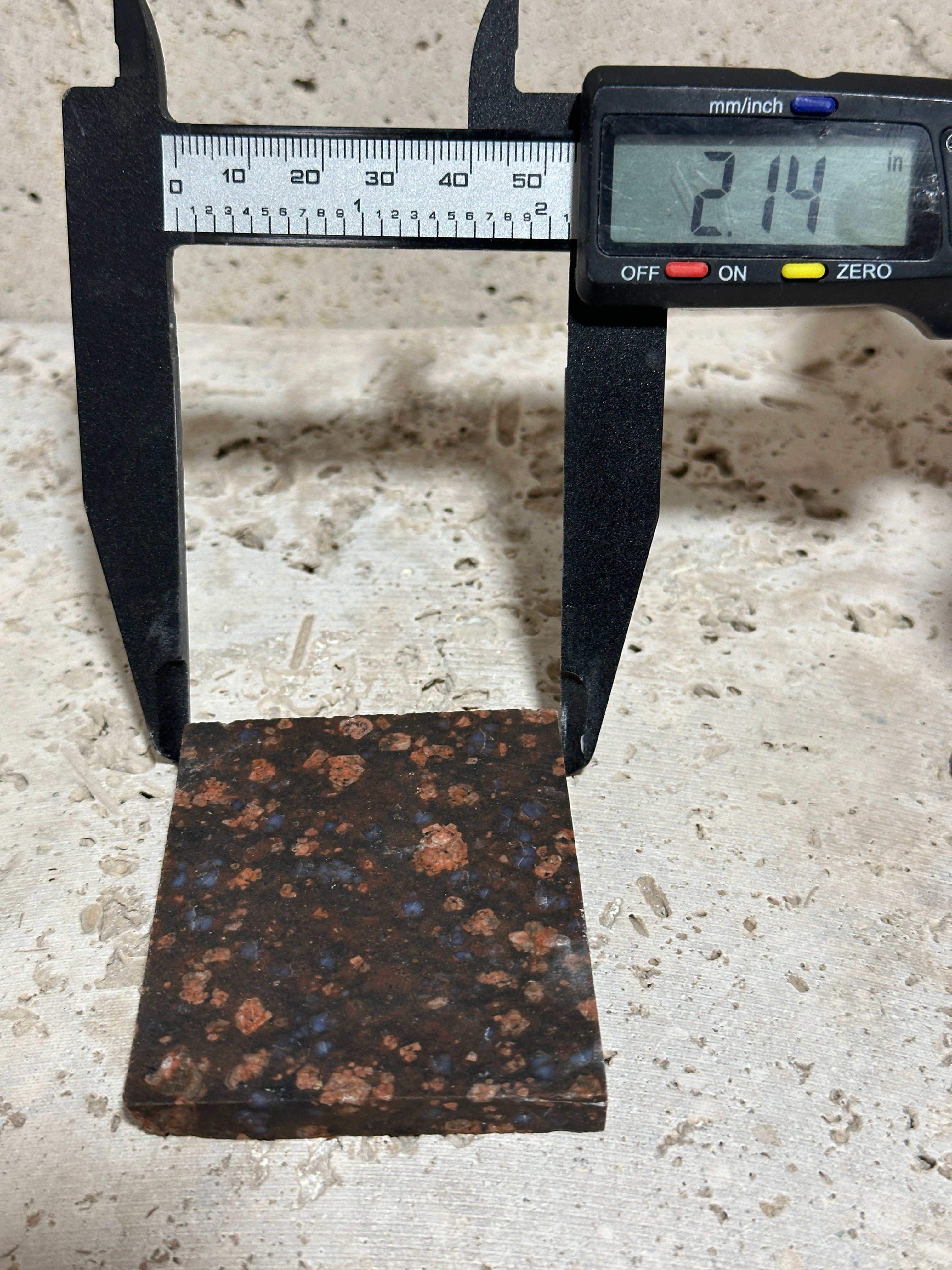 Llanite Slab-natural unpolished Rhyolite-Texas stone for lapidary use