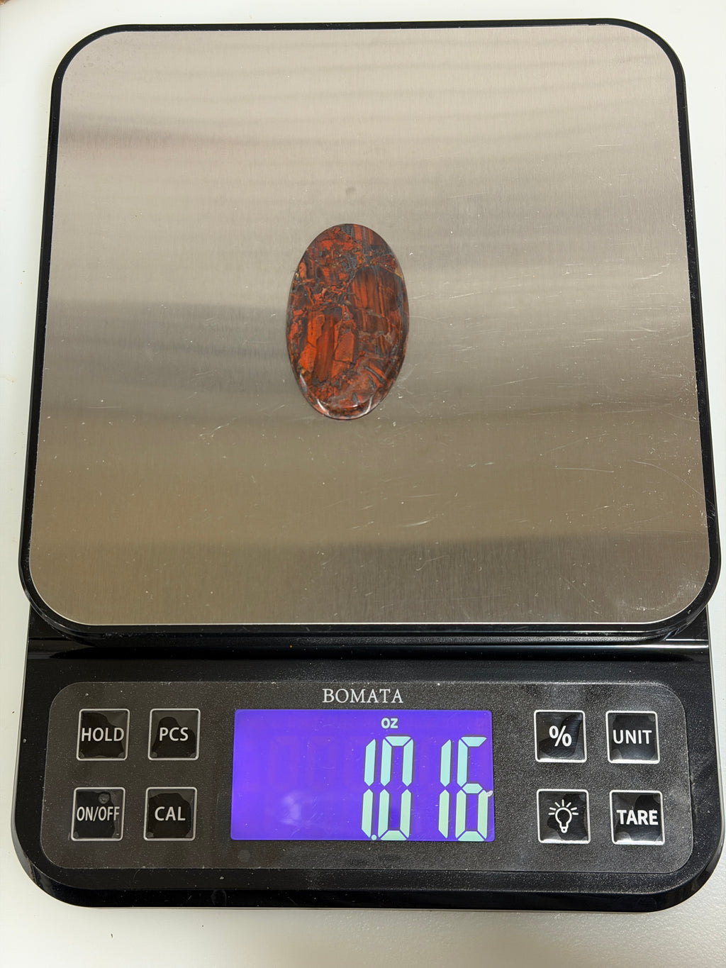 Tabu Tabu Cabochon-LARGE Brecciated Jasper Gemstone-Hand Cut Polished Designer Statement Cab for Jewelry Making