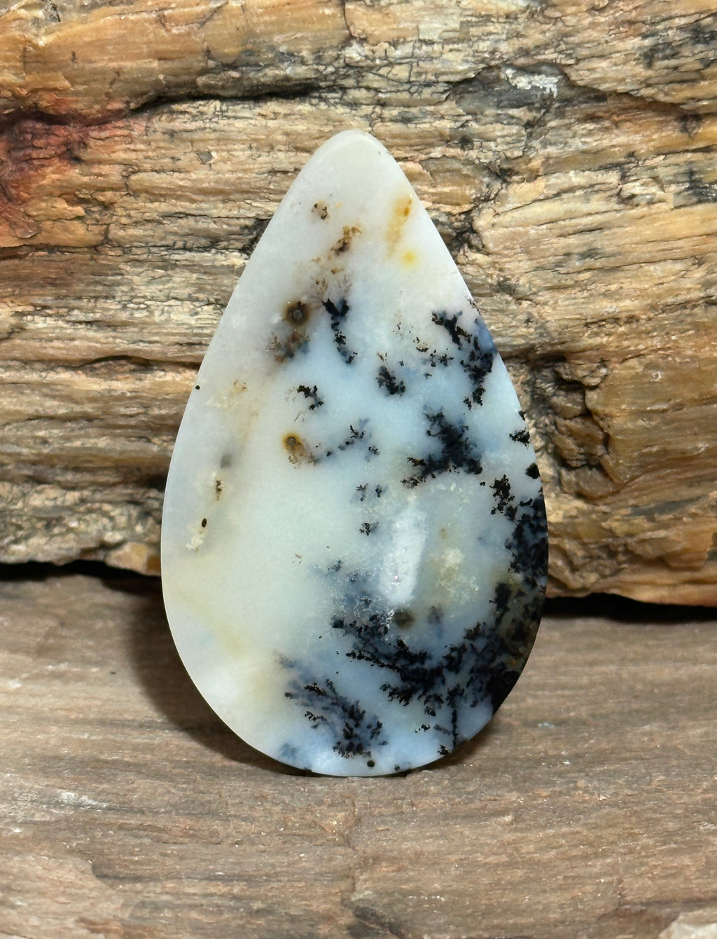 Dendritic Agate Cabochon-large polished loose gemstone for jewelry making