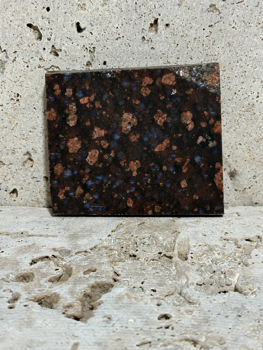 Llanite Slab-natural unpolished Rhyolite-Texas stone for lapidary use