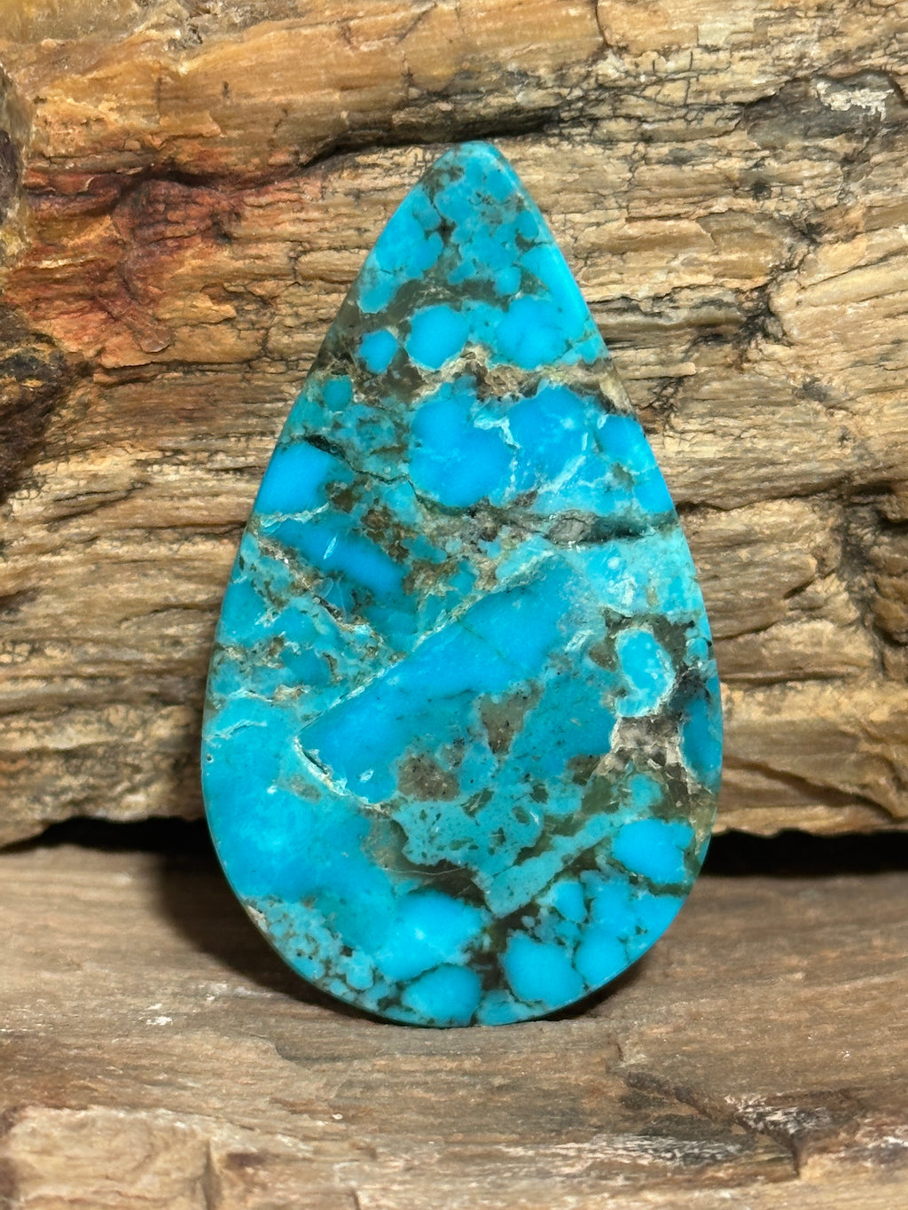 Kingman Turquoise Cabochon-large loose composite stone for jewelrymaking