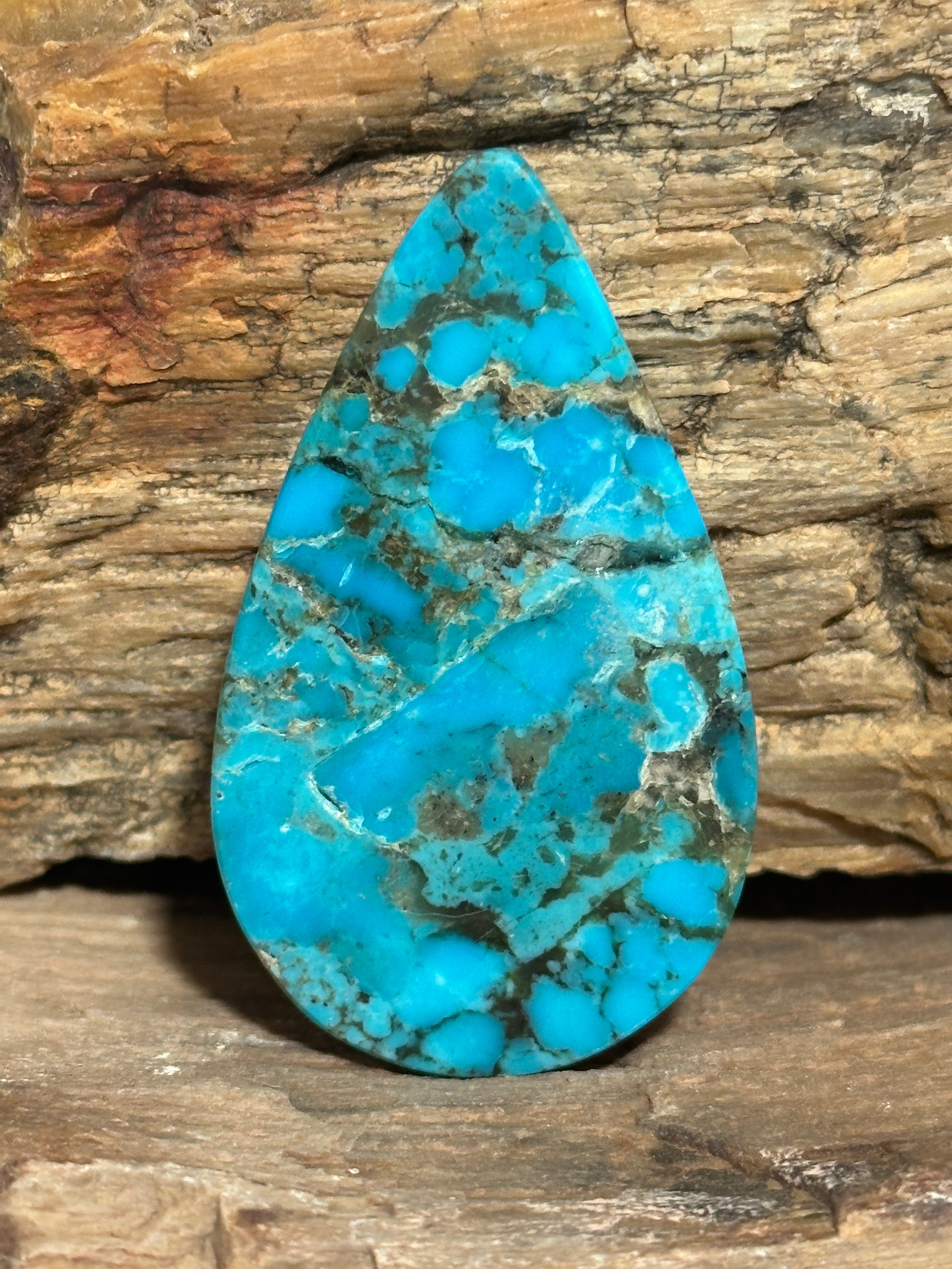 Kingman Turquoise Cabochon-large loose composite stone for jewelrymaking