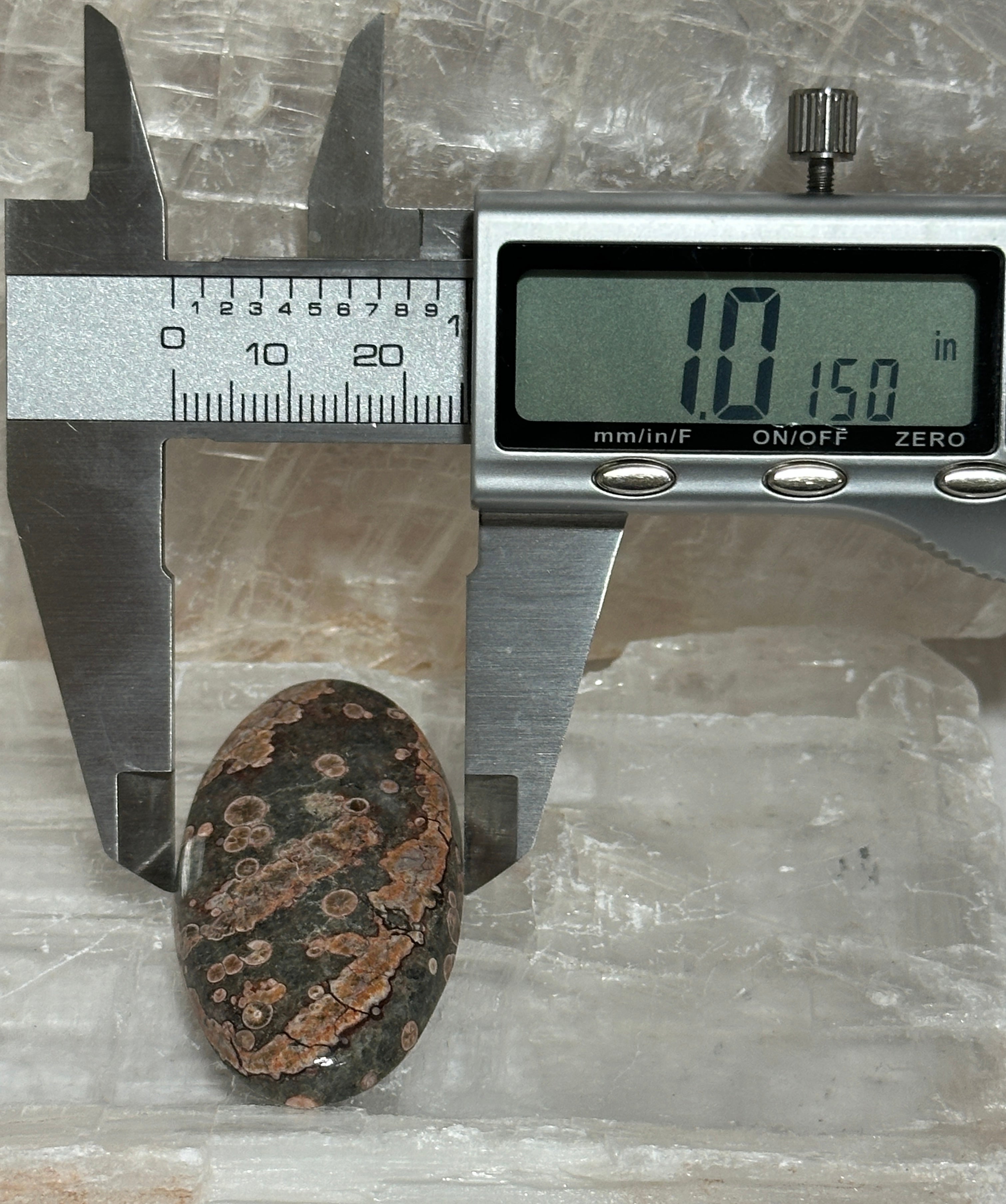 Rhyolite Cabochon-Orbicular Starlight Rhyolite large polished gemstone for jewelry making