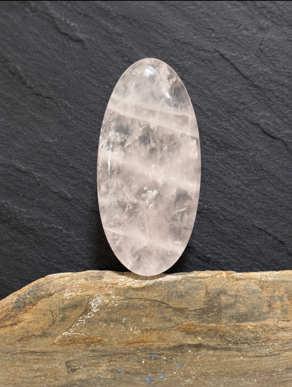 Rose Quartz Cabachon-Large Translucent Designer Gemstone-Hand Cut and Polished for Jewelry Making