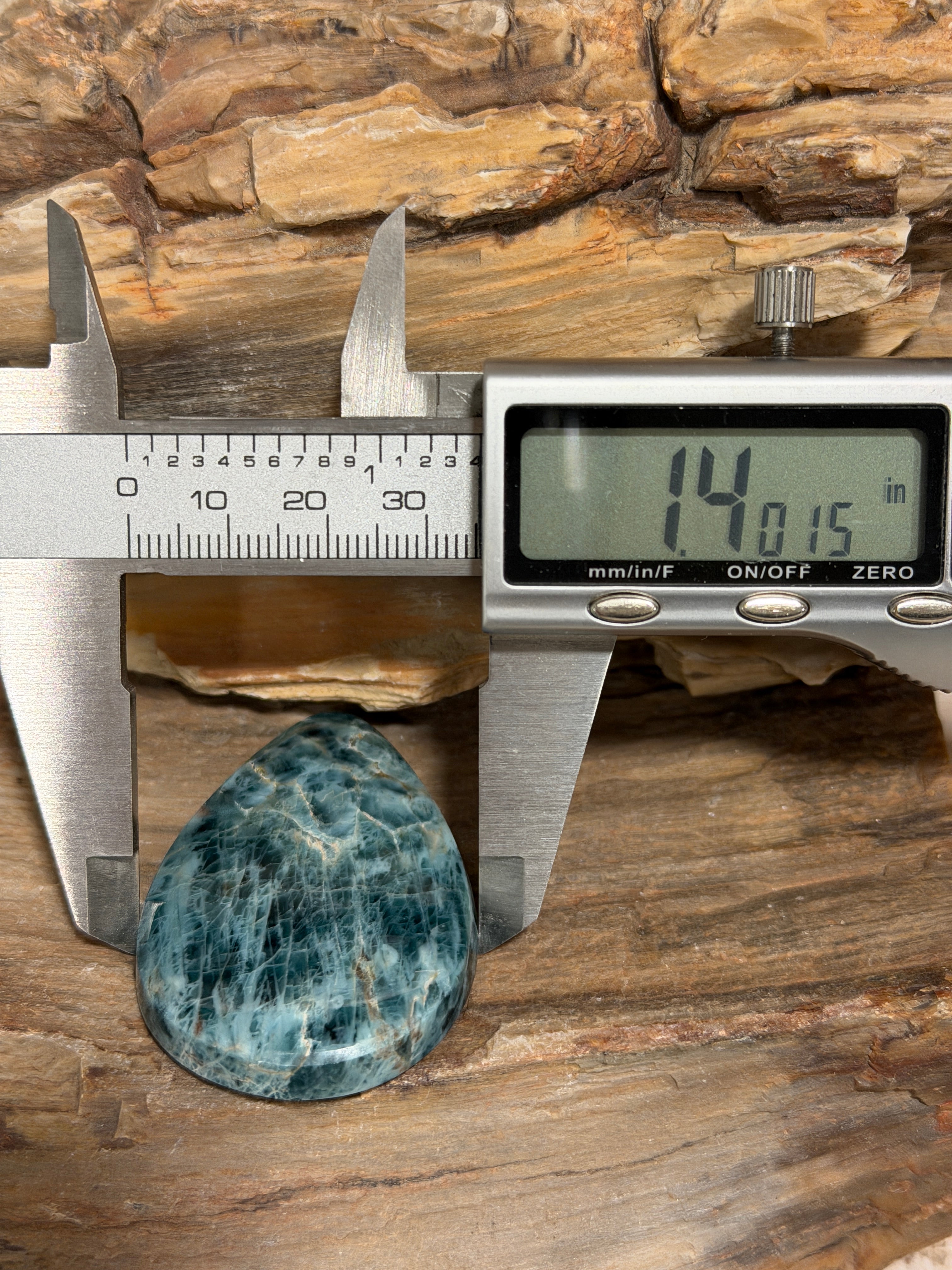 Natural Blue Apatite Cabochon-LARGE Hand Cut & Polished Designer Gemstone for Jewelry Making