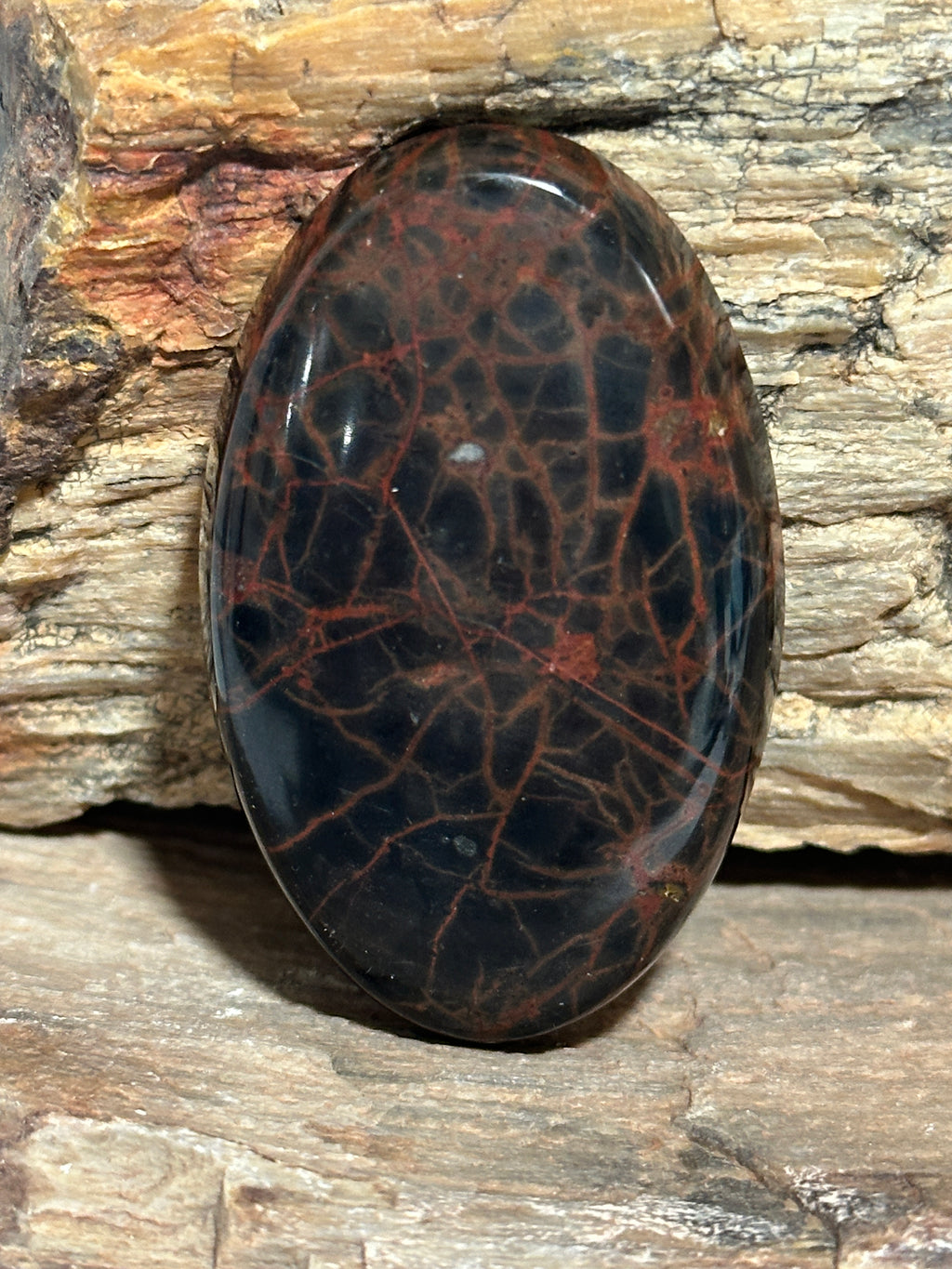 Spider-Man Jasper Cabochon-large loose oval gemstone for jewelry making