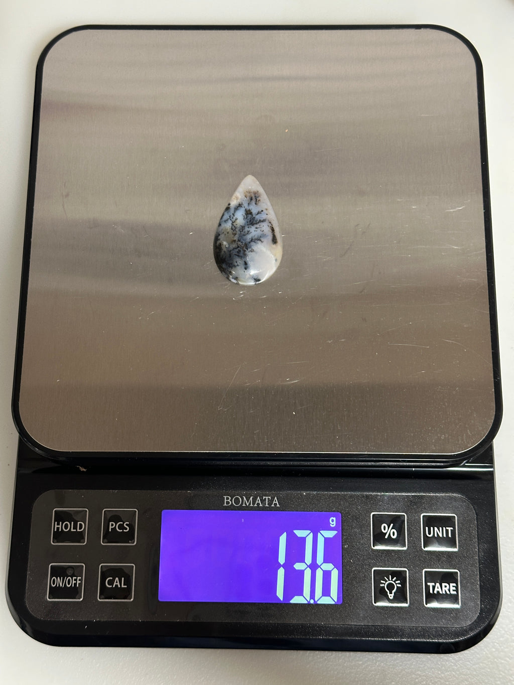 Dendritic Agate Cabochon-large polished loose gemstone for jewelry making