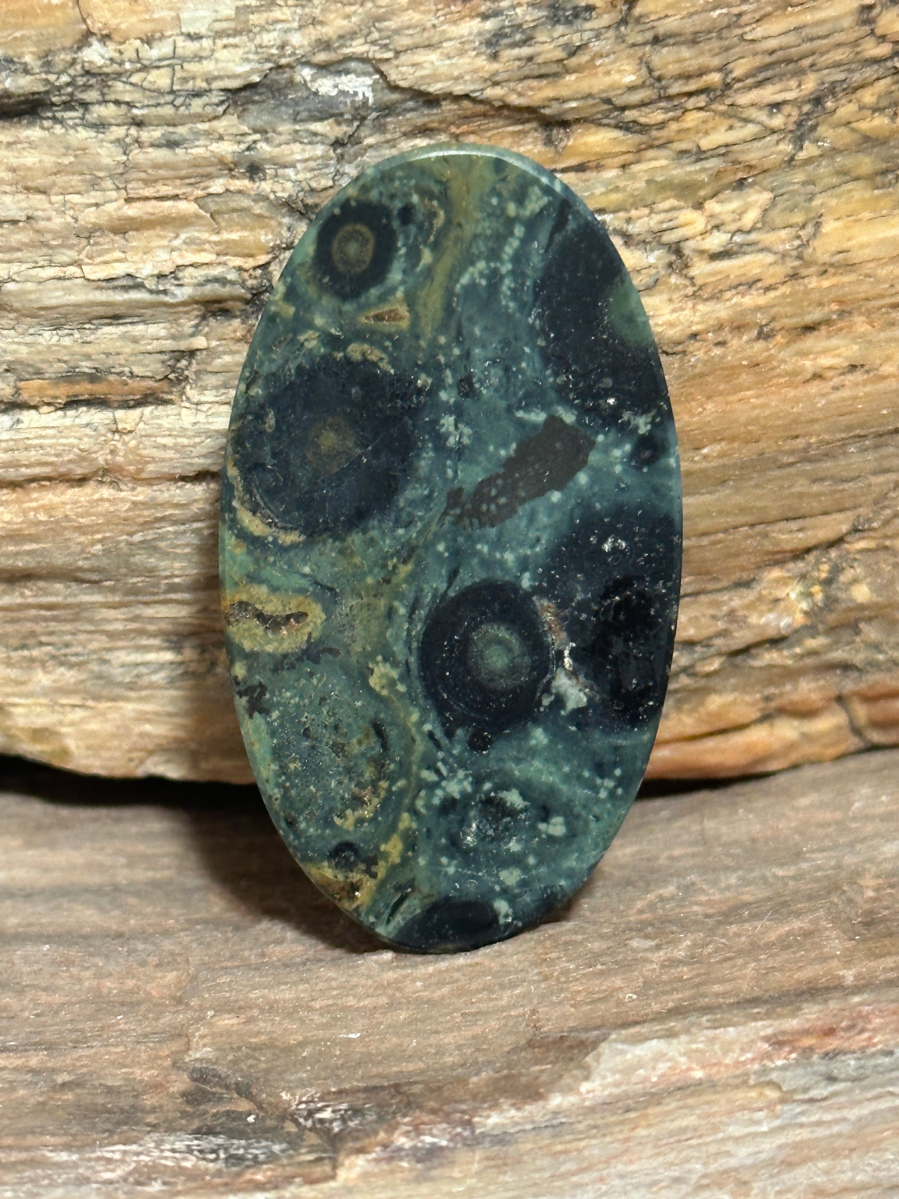 Kambaba Jasper Cabochon-medium polished loose gemstone for jewelry making