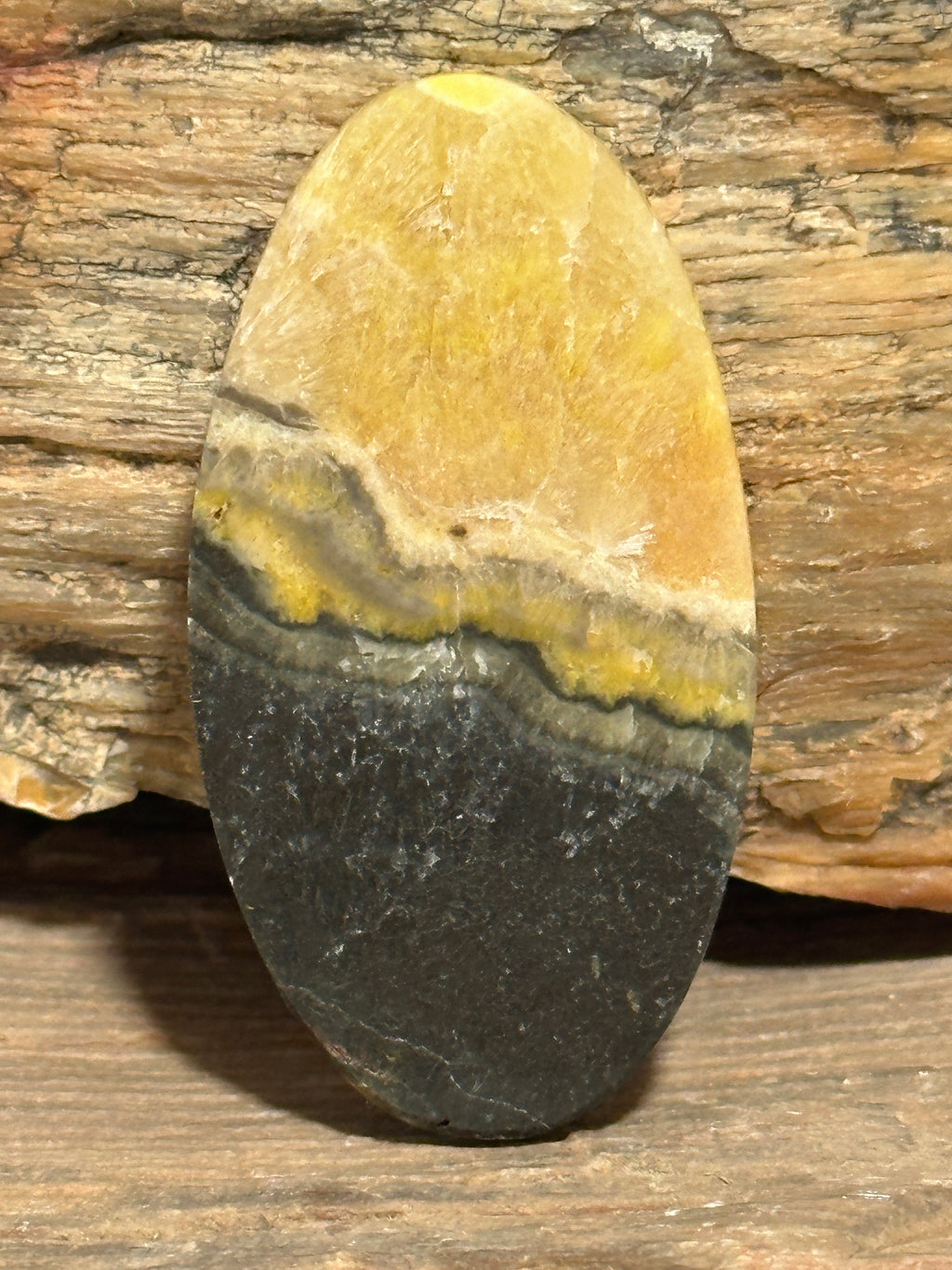 Bumblebee Jasper Cabochon-large loose oval gemstone for jewelry making