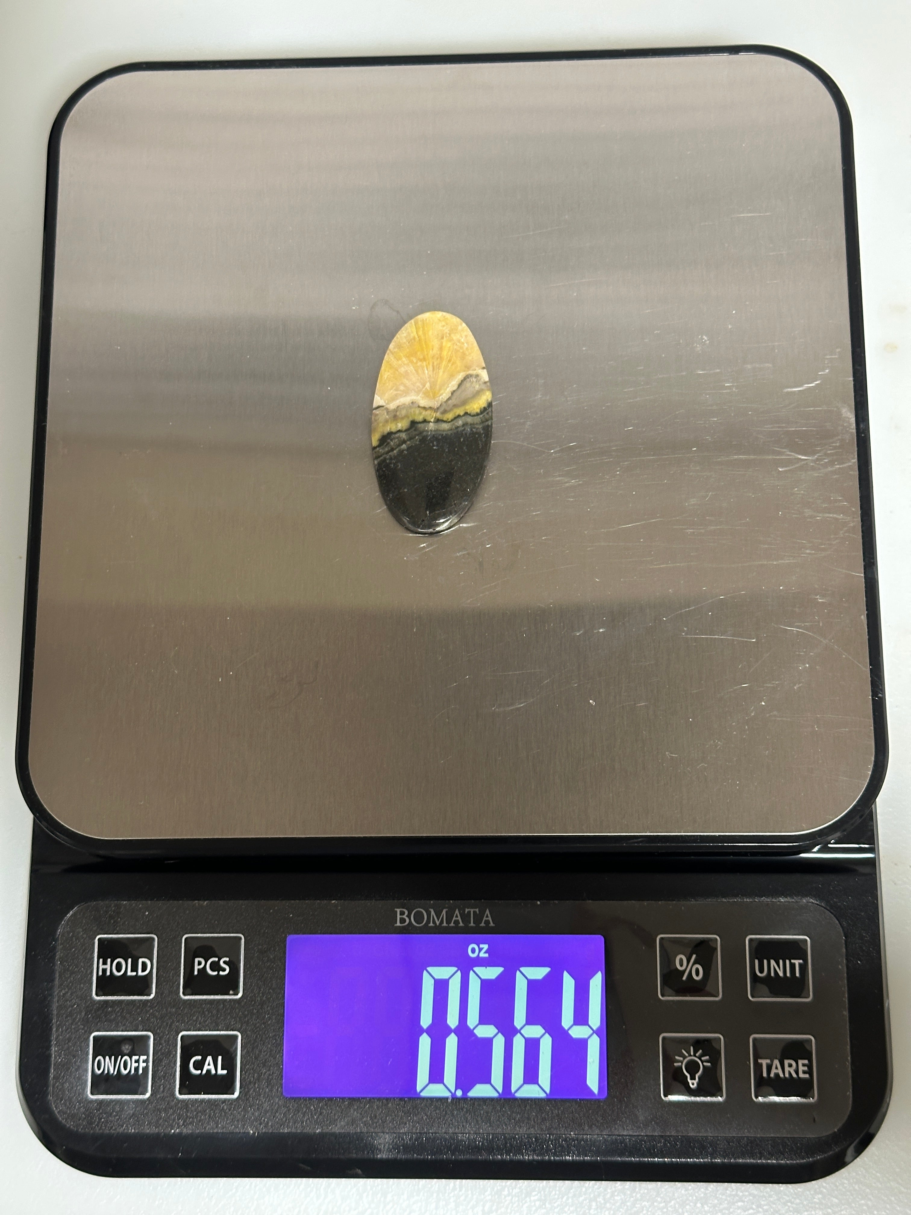 Bumblebee Jasper Cabochon-large loose oval gemstone for jewelry making