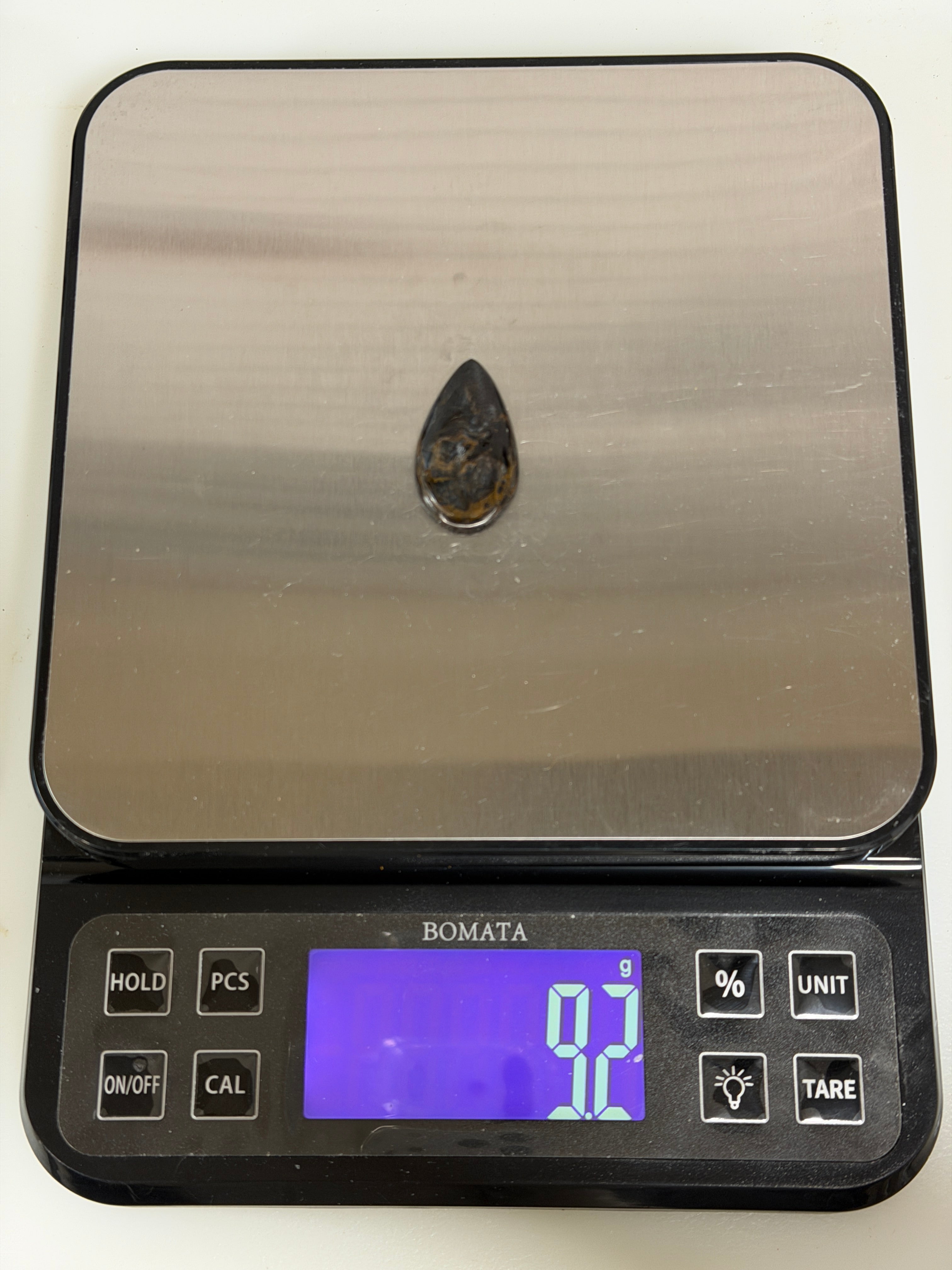 Pietersite Cabochon-Double Sided Polished Blue & Gold Pietersite-Designer Hand Cut Teardrop for Wire Wrapping