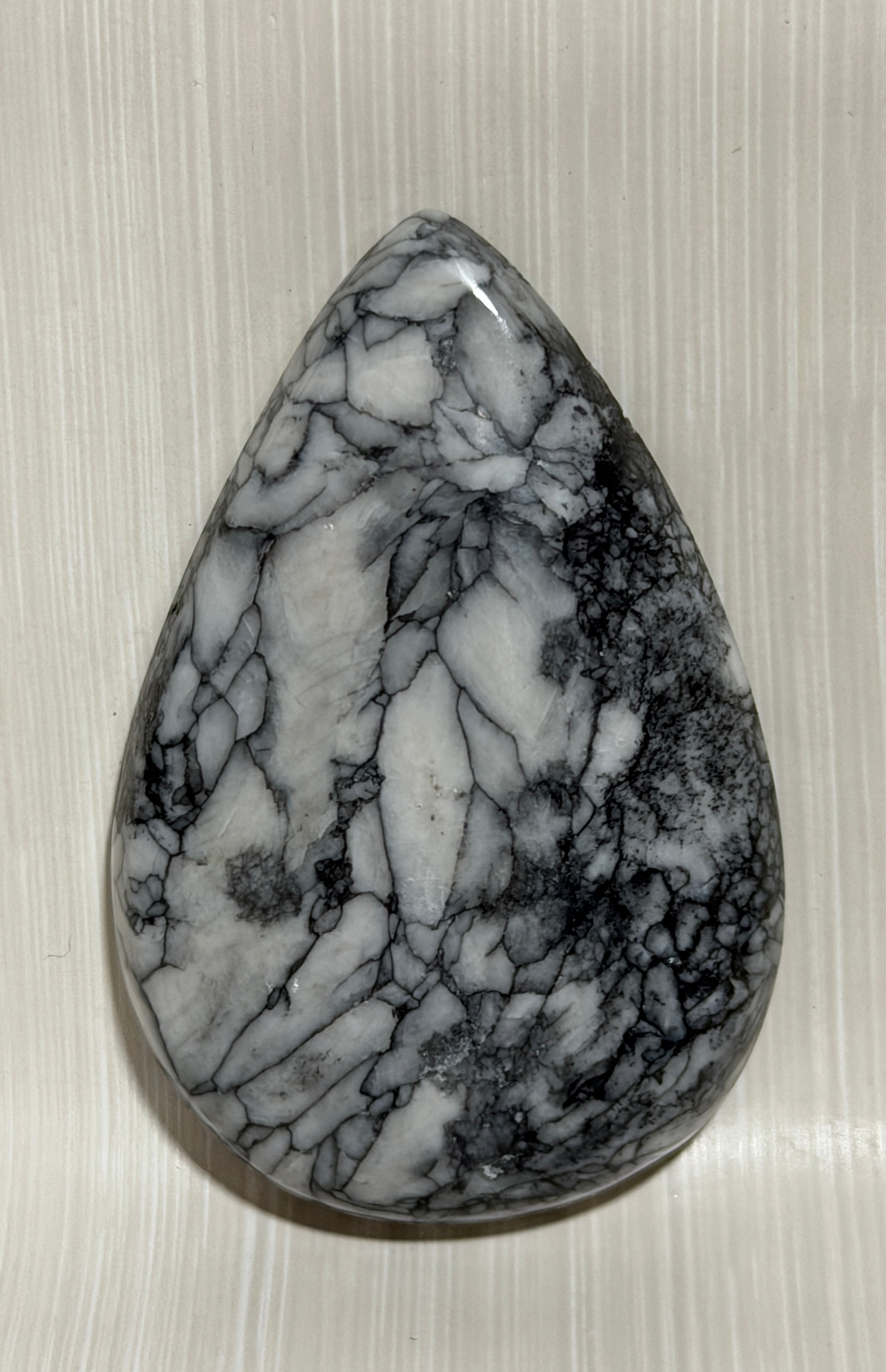 Austrian Pinolith Cabochon-Large Hand Cut & Polished Natural Gemstone for Statement Piece Jewelry Making-VERY RARE Old Stock