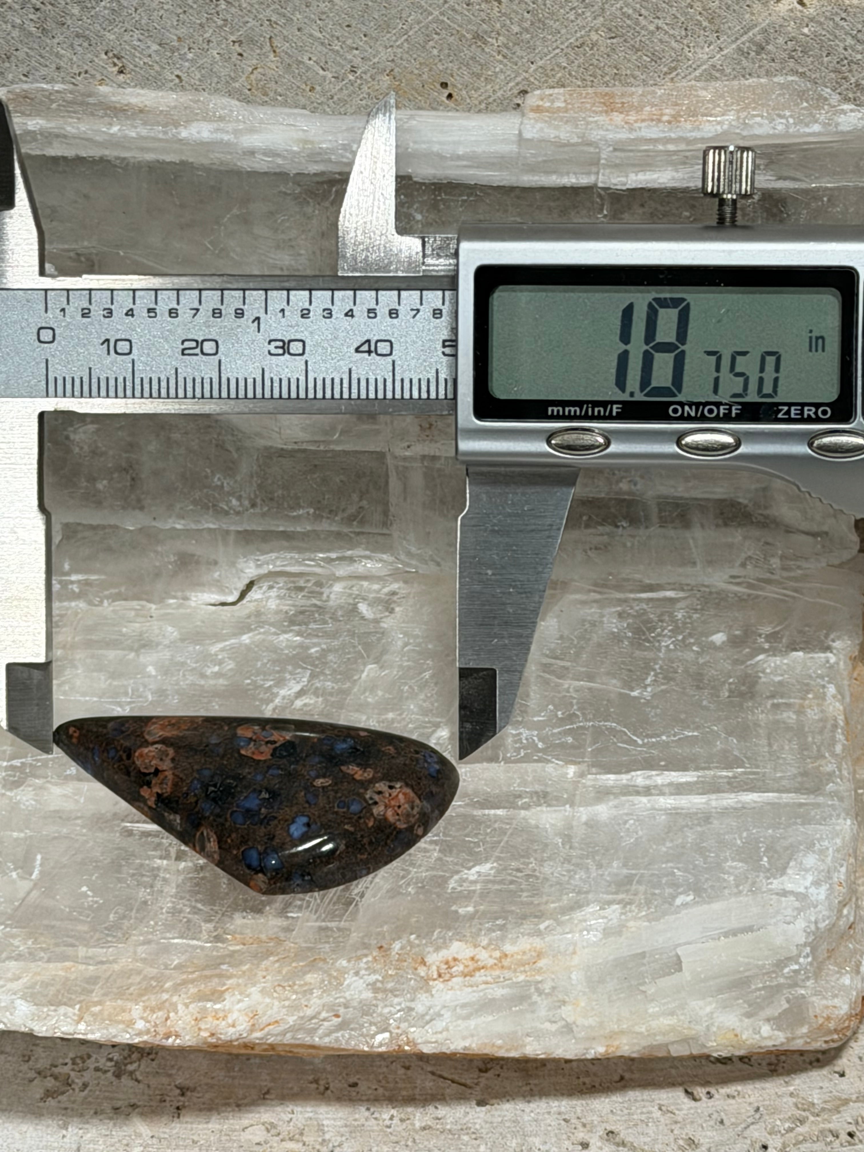Texas Llanite Rhyolite-Blue Quartz Freeform Cabochon