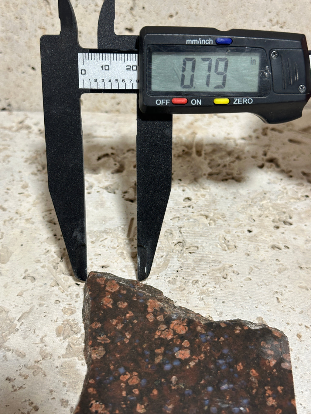 Llanite Slab-natural unpolished Rhyolite-Texas stone for lapidary use