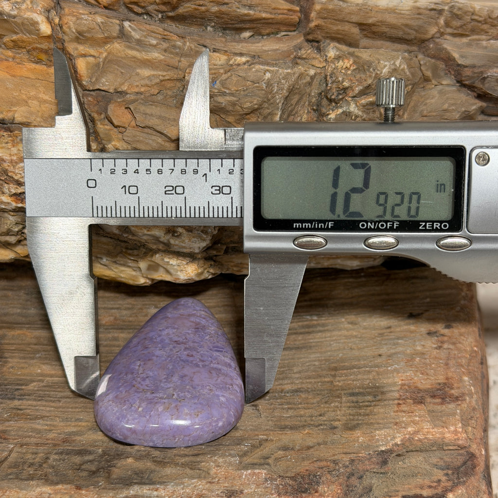 Purple Jade Cabachon-LARGE Pear-shaped Polished Natural Hand Cut Gemstone for Jewelry Making