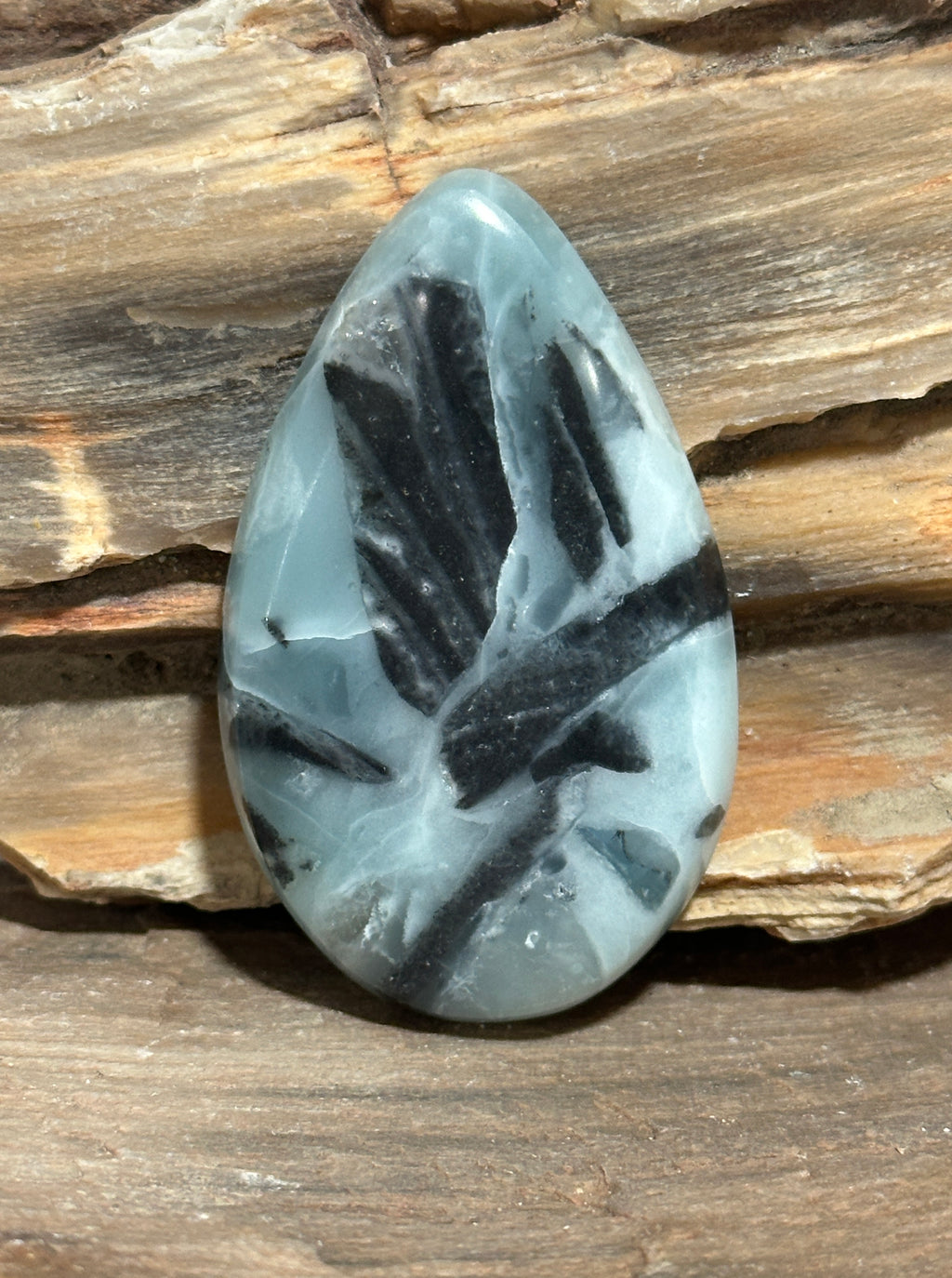 Utah Sky Stone Cabochon-extra large polished loose gemstone for jewelry making