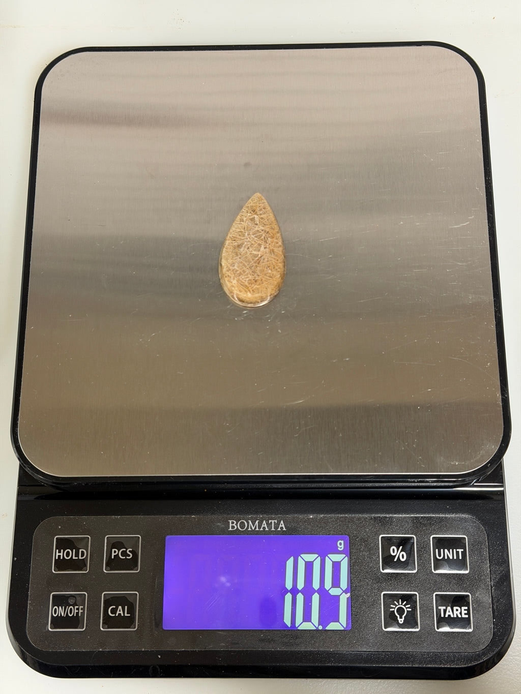 Hyalite Cabochon-Utah Spider Web Opal-Designer Teardrop Gemstone for Jewelry Making-Ultra Rare