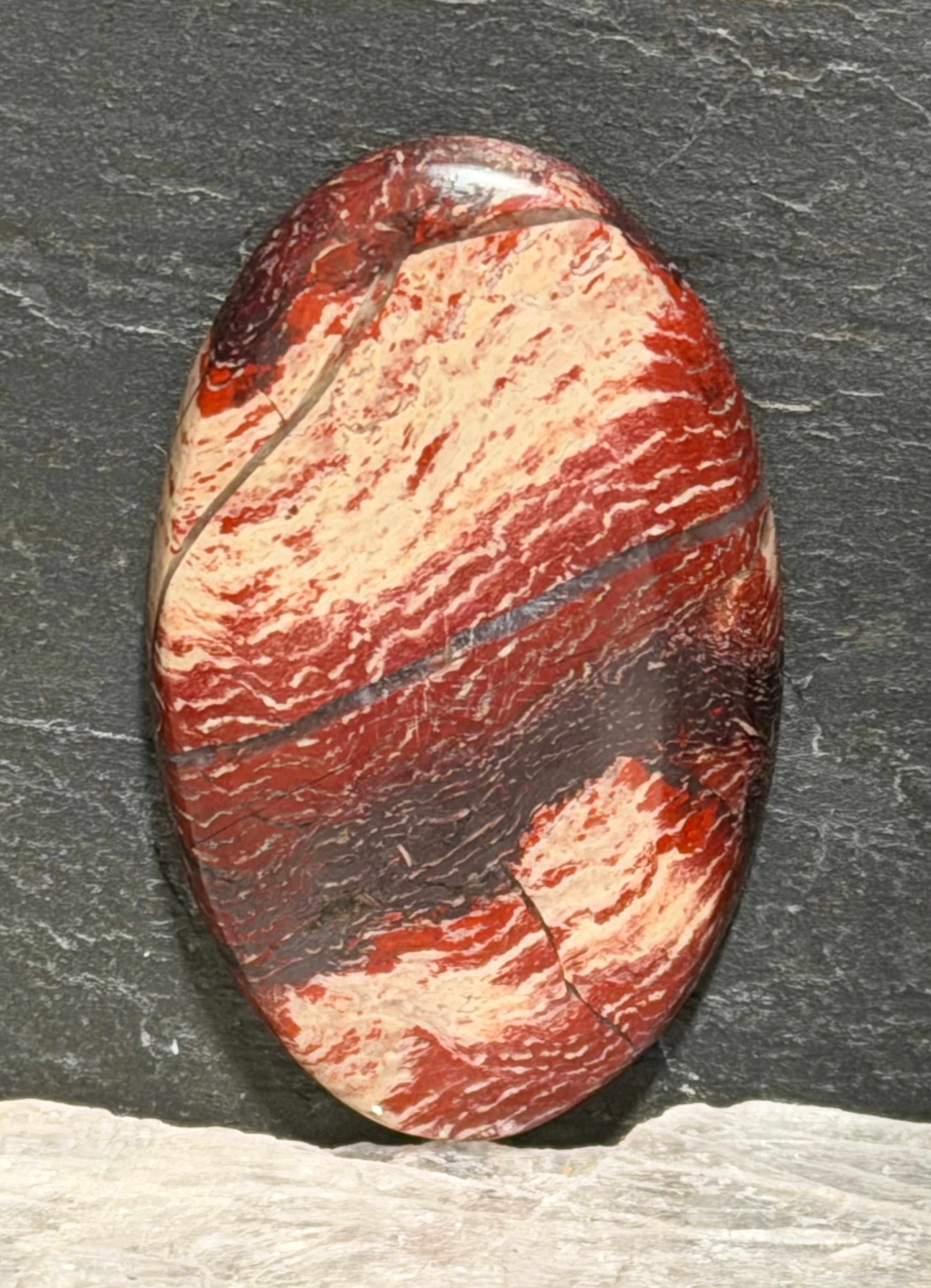 Snakeskin Jasper-Large Oval Cabochon