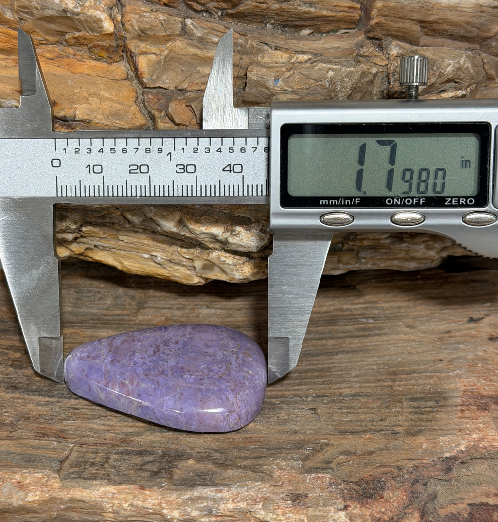 Purple Jade Cabachon-LARGE Pear-shaped Polished Natural Hand Cut Gemstone for Jewelry Making