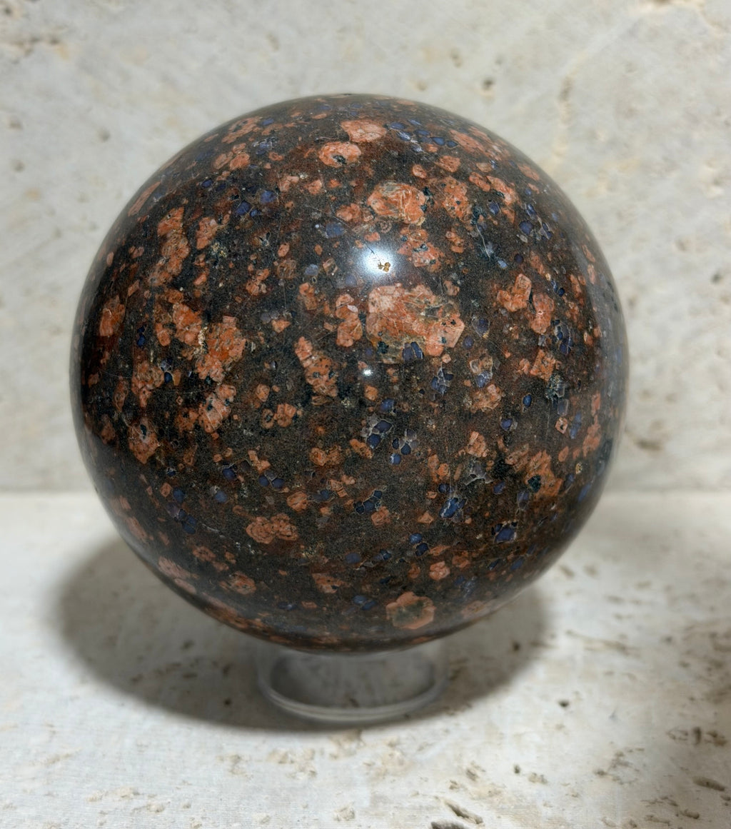 Texas Llanite Sphere – Large 3.43” Hand Polished Stone – 911.9 grams