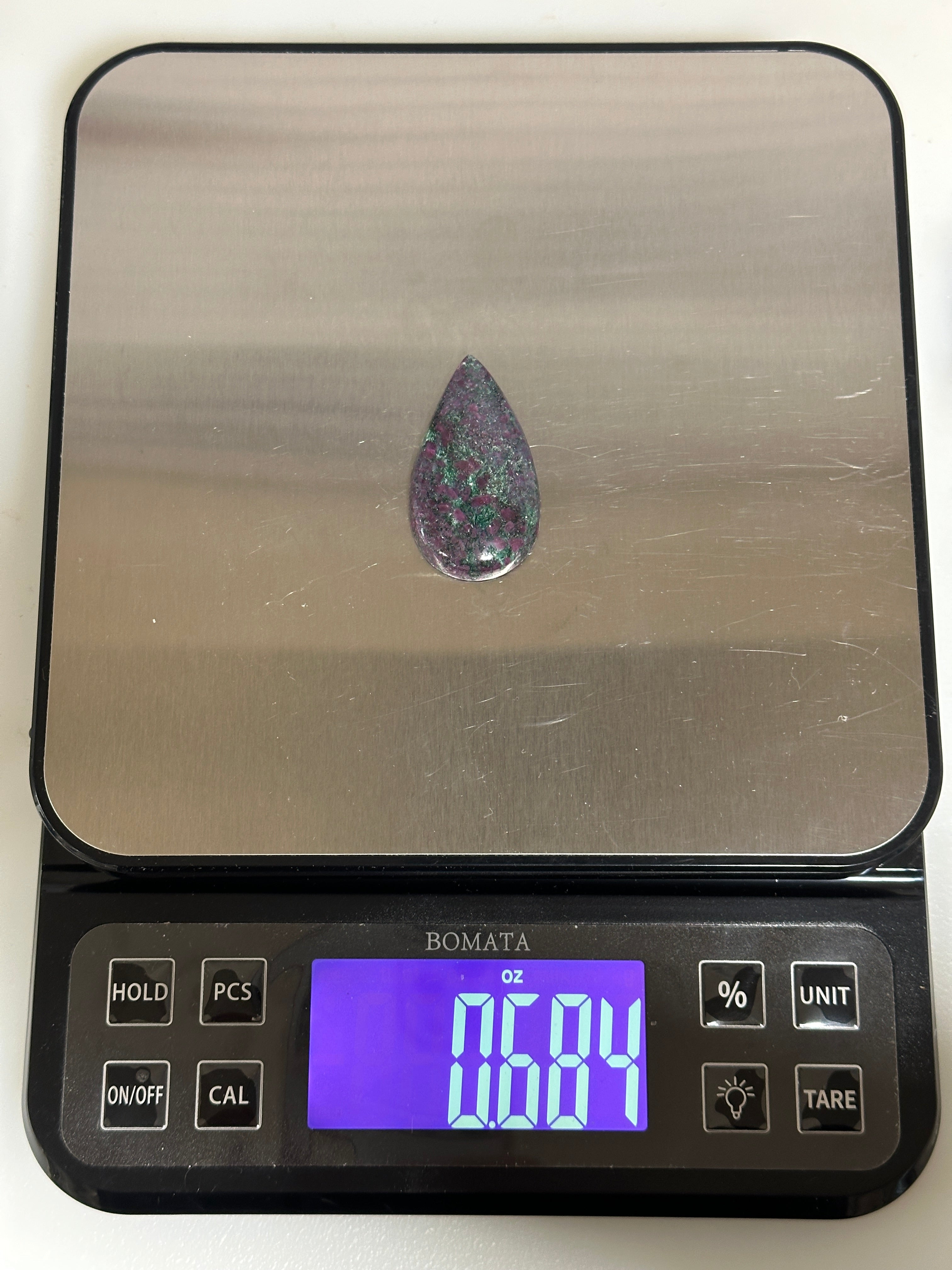 Ruby Fuchsite Cabochon-Large Natural Hand Cut Polished Designer Gemstone for Jewelry Making