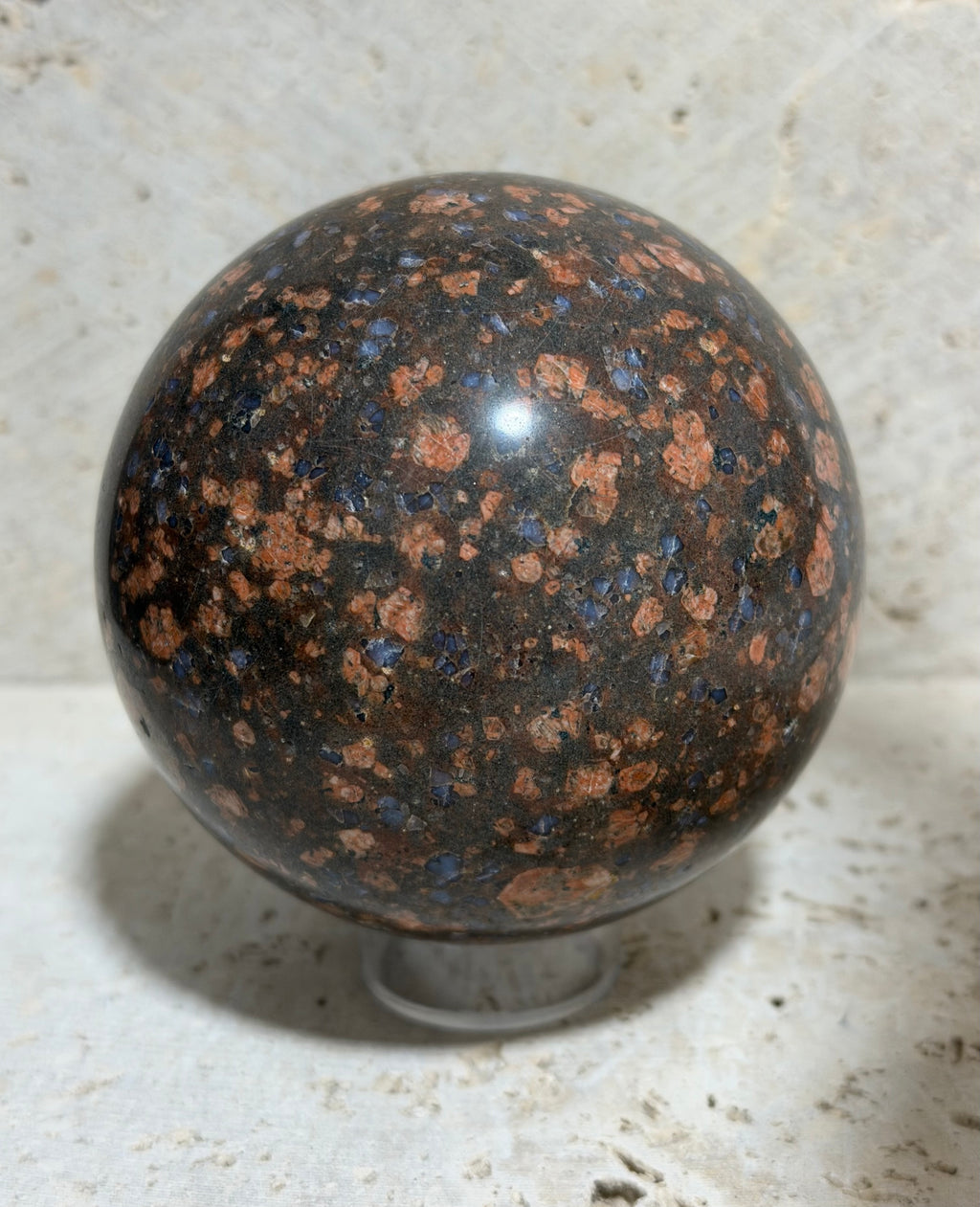 Texas Llanite Sphere – Large 3.43” Hand Polished Stone – 911.9 grams