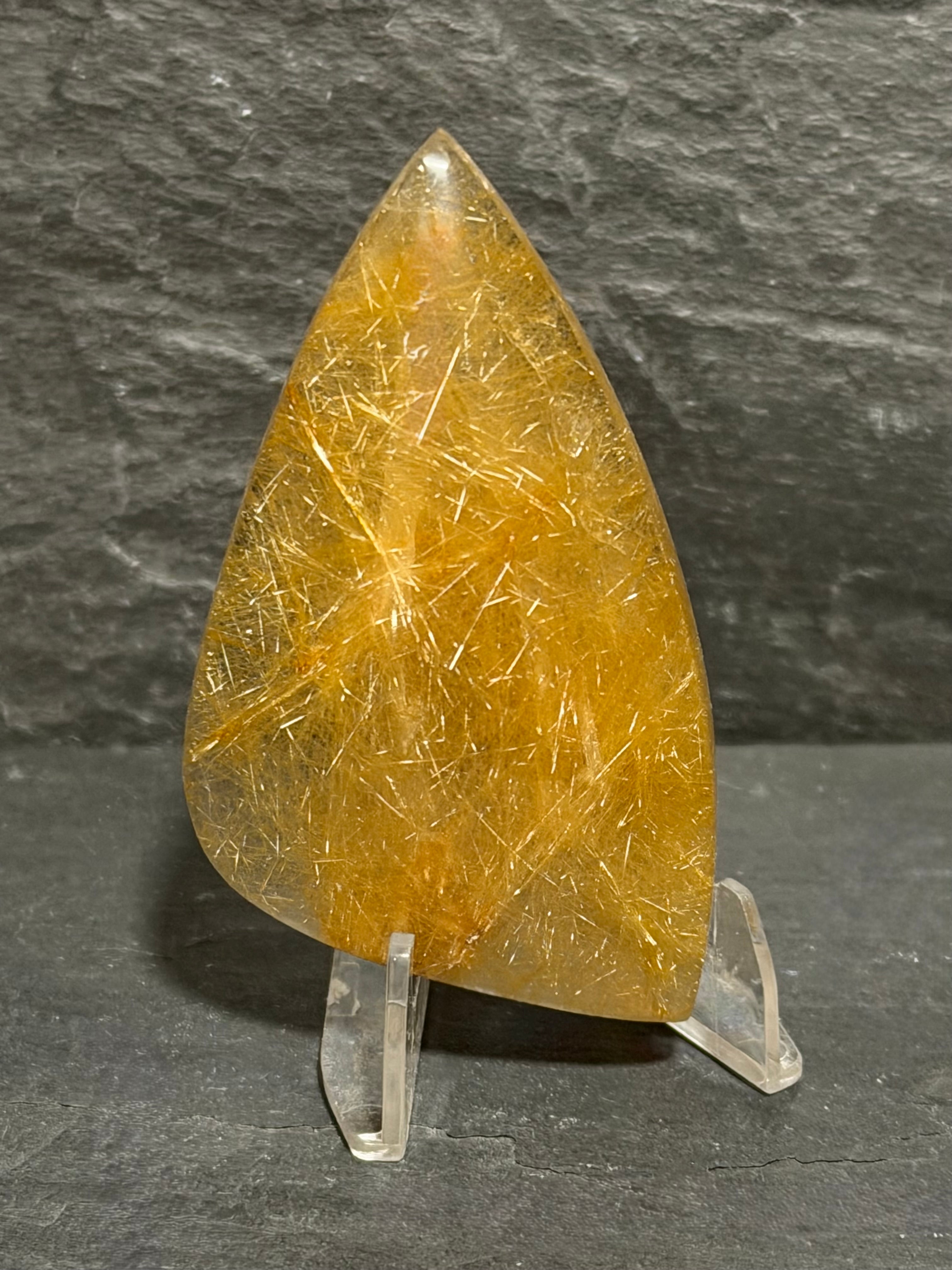 Golden Rutilated Quartz-Large Cabochon