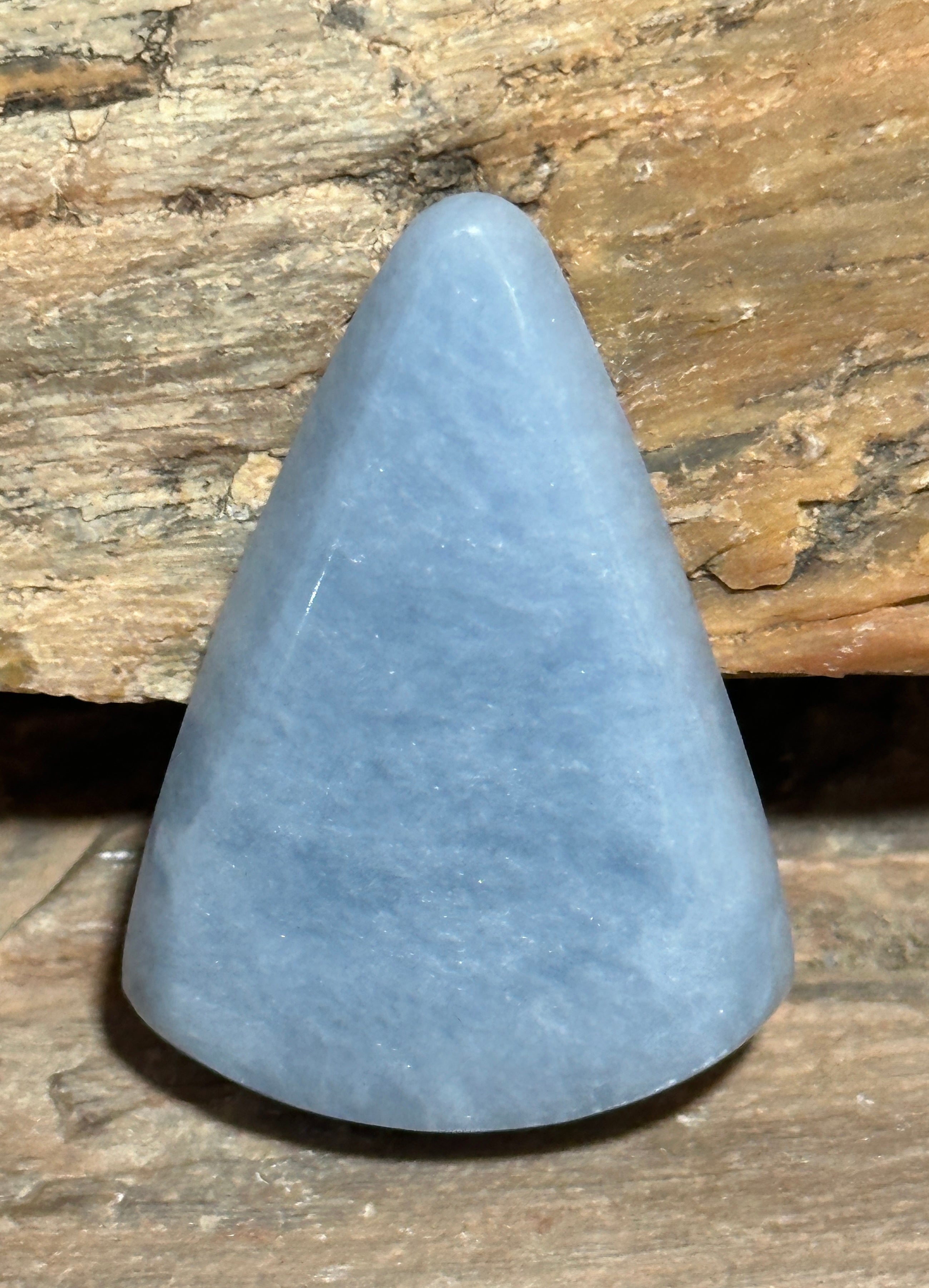 Angelite Cabochon-large freeform loose gemstone for jewelry making