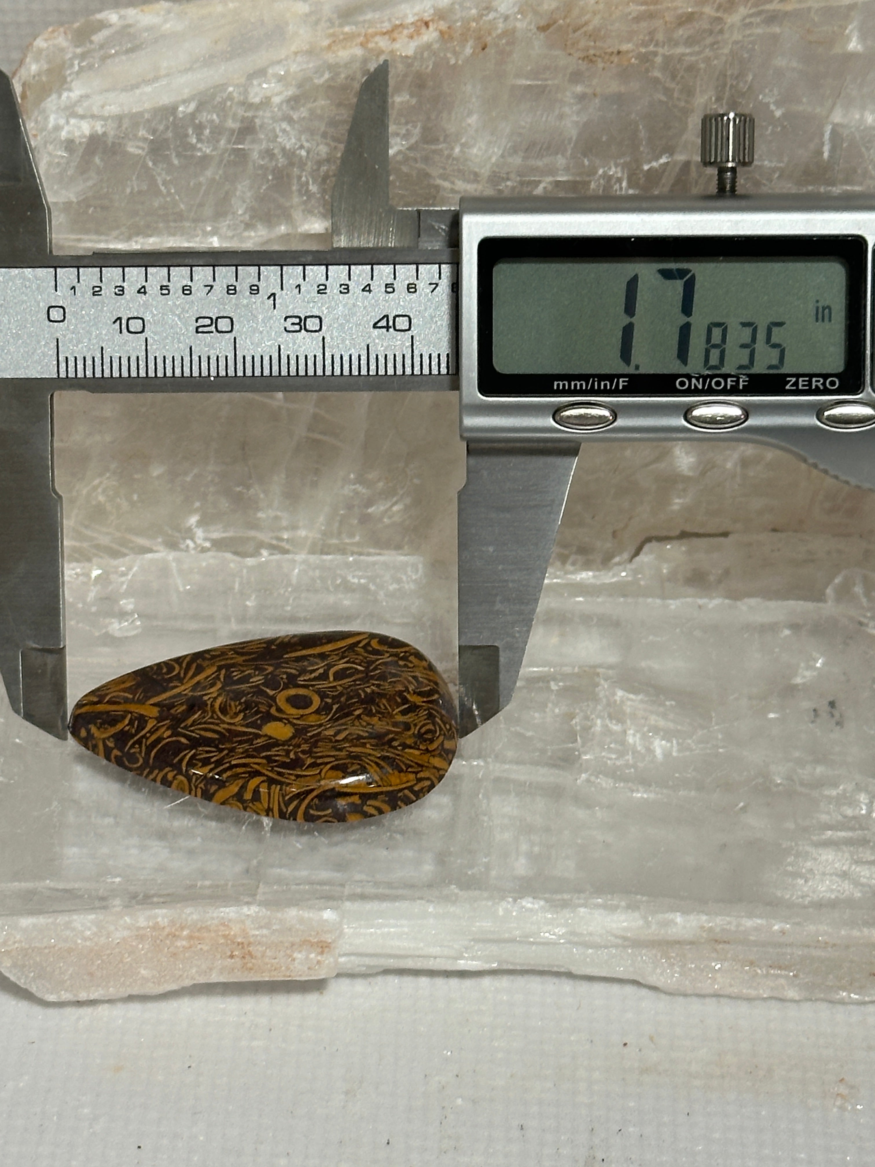 Calligraphy Stone Cabochon-large polished loose gemstone for jewelry making