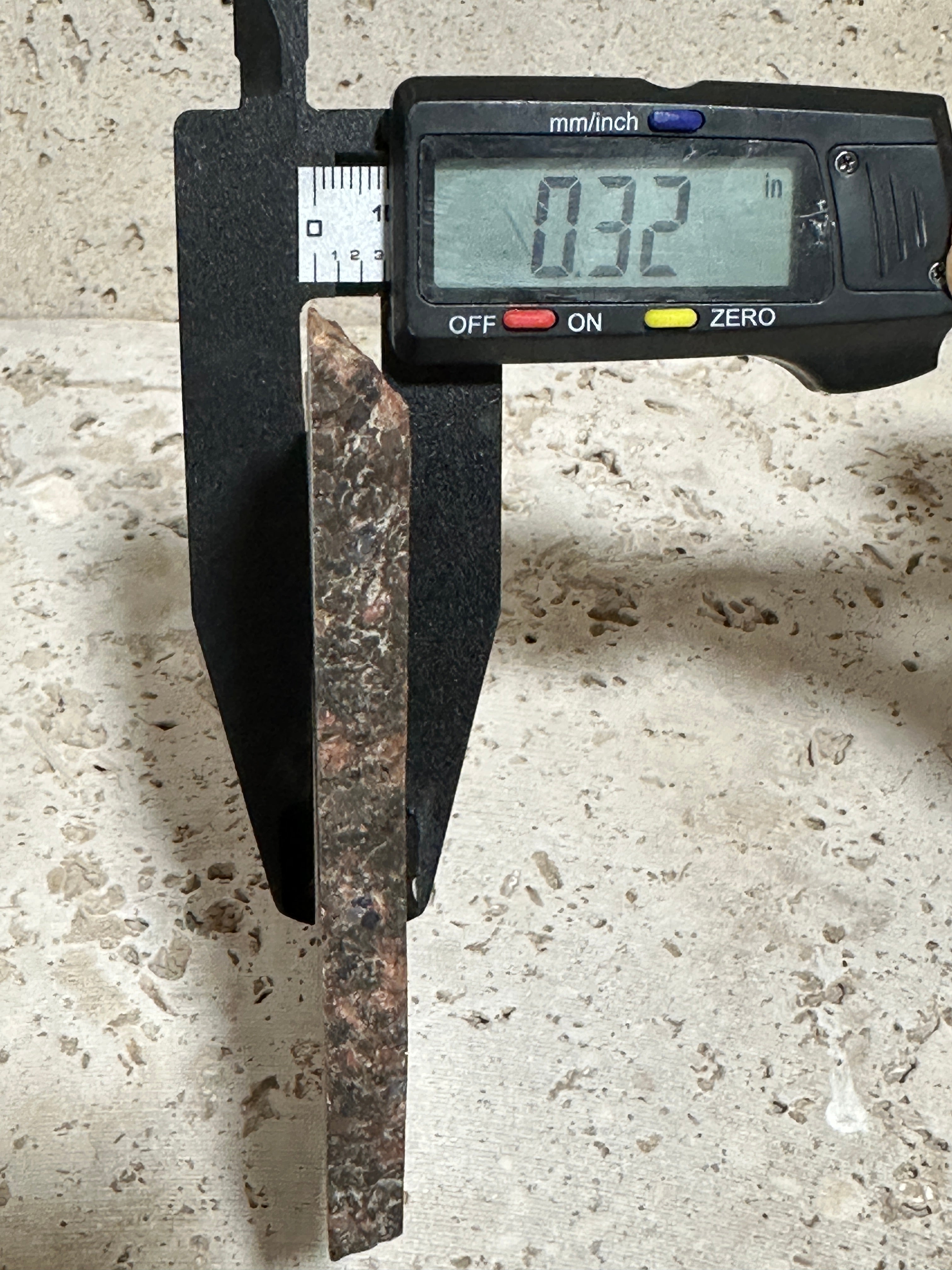 Llanite Slab-natural unpolished Rhyolite-Texas stone for lapidary use