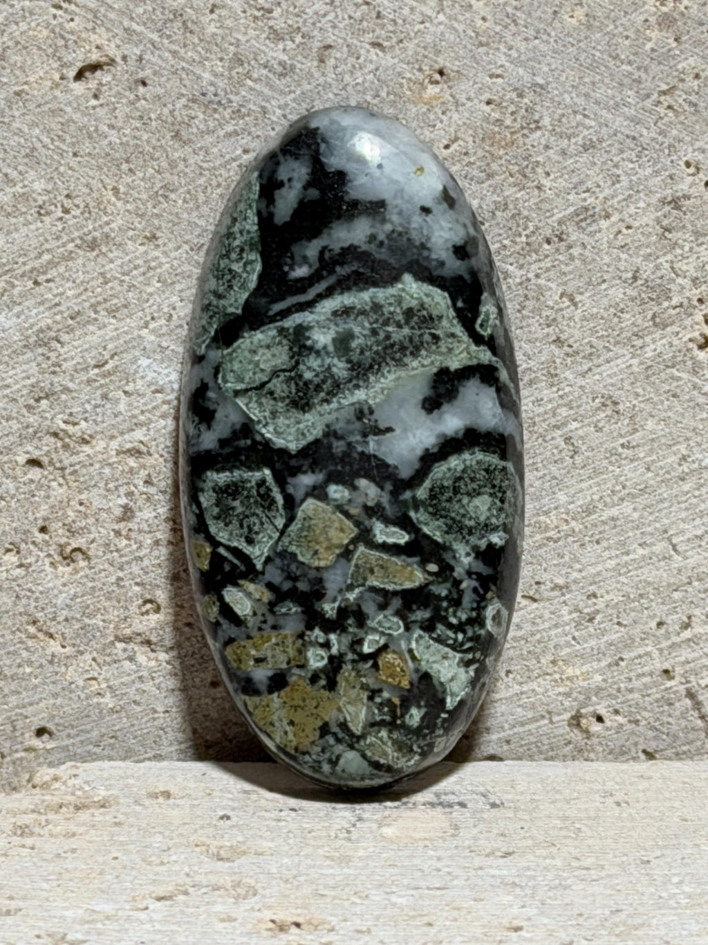 Dallasite Cabochon, Rare Vancouver Island Stone, Oval Cabochon, Designer Wire Wrap Cab