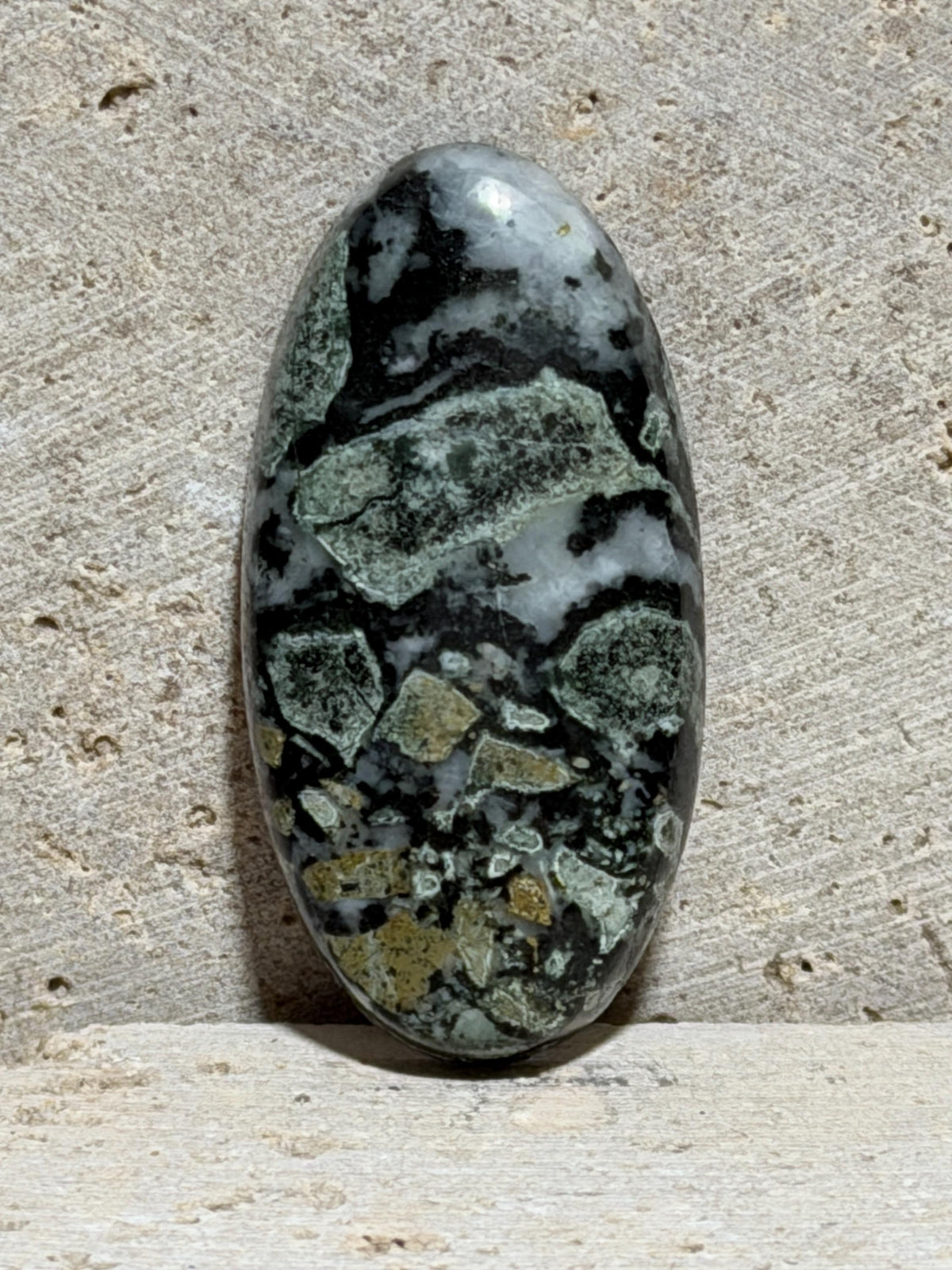 Dallasite Cabochon, Rare Vancouver Island Stone, Oval Cabochon, Designer Wire Wrap Cab