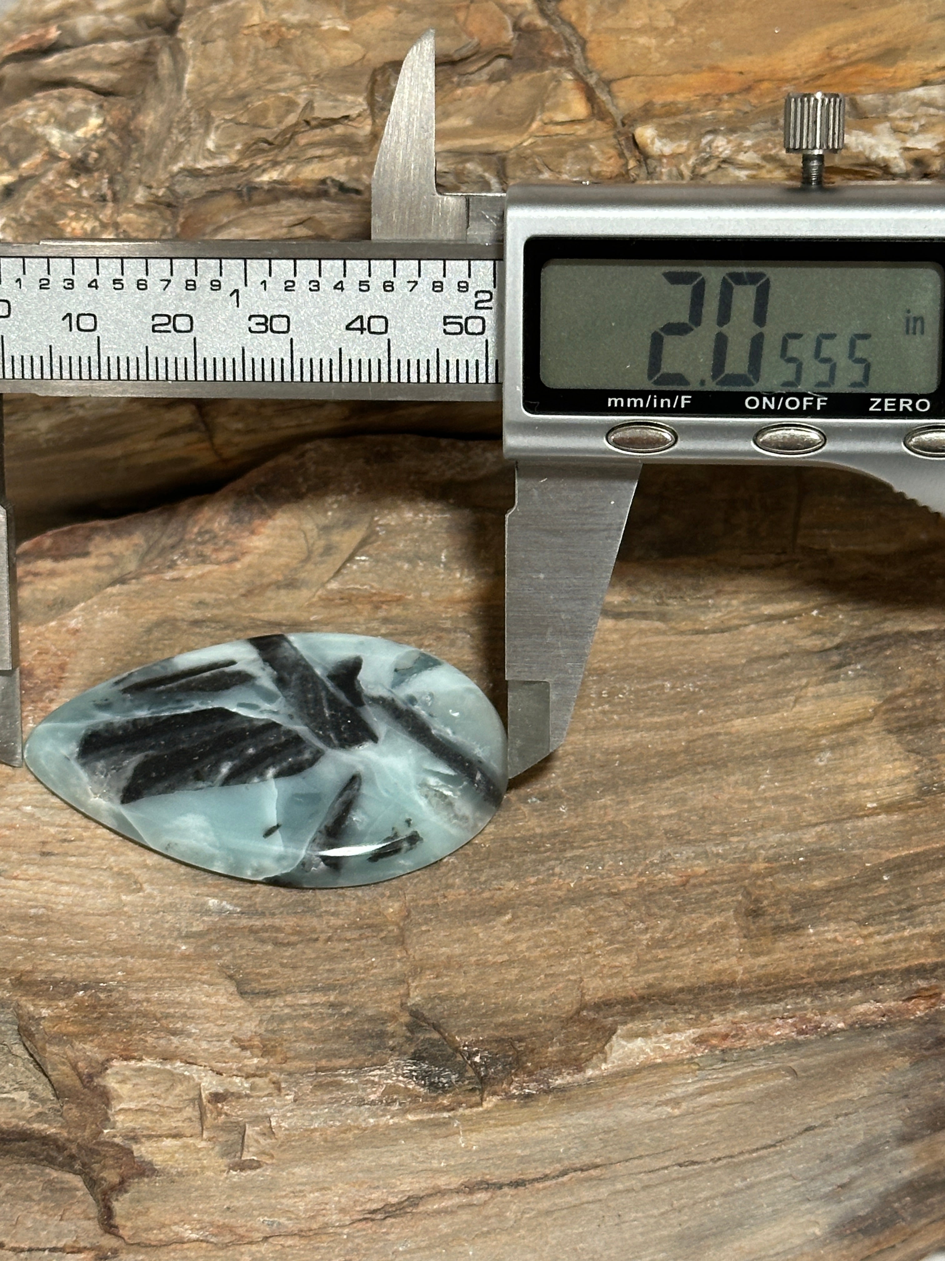 Utah Sky Stone Cabochon-extra large polished loose gemstone for jewelry making