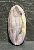Hyacinth Jasper Cabochon, Lavender Purple Jasper, Large Oval Cabochon, Natural Stone Cab, Collector Lapidary Stone