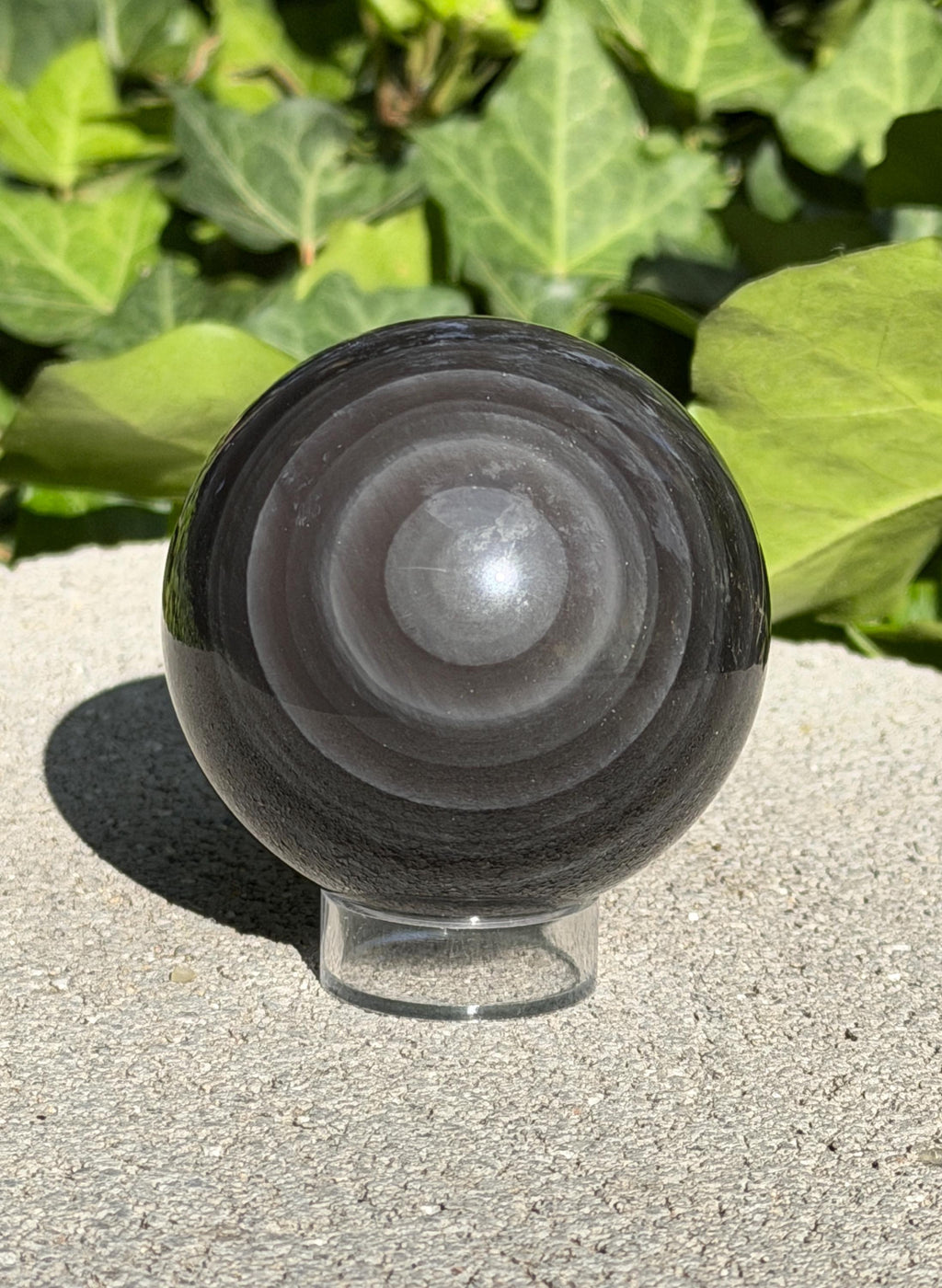 Rainbow Obsidian Midnight Lace 2.70 inch polished sphere for reiki, energy healing, display, decor