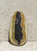 Ocean Picture Jasper Cabochon, Black Matrix, Translucent Jasper, Hand Cut Gemstone, Large Statement Cabochon, One of a Kind