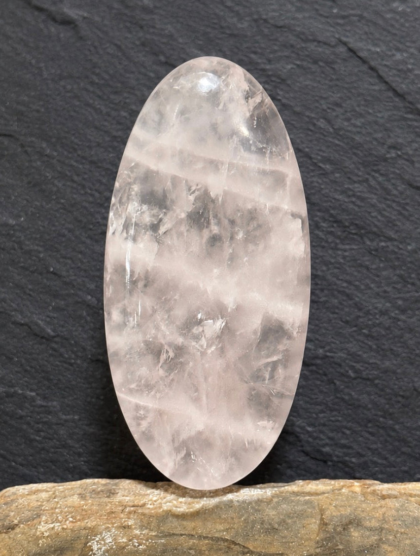 Rose Quartz-Large Translucent Cabochon