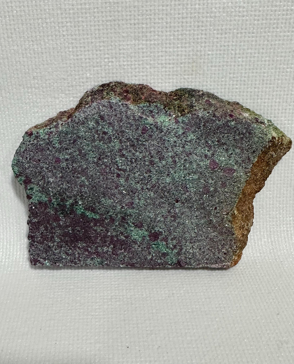 Ruby Fuchsite slab for lapidary fun, unpolished—GEMMY!