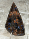 Texas Llanite Cabochon, Freeform Designer Stone, Blue Quartz