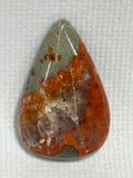 Grape agate teardrop loose gemstone from San Rafael Swell