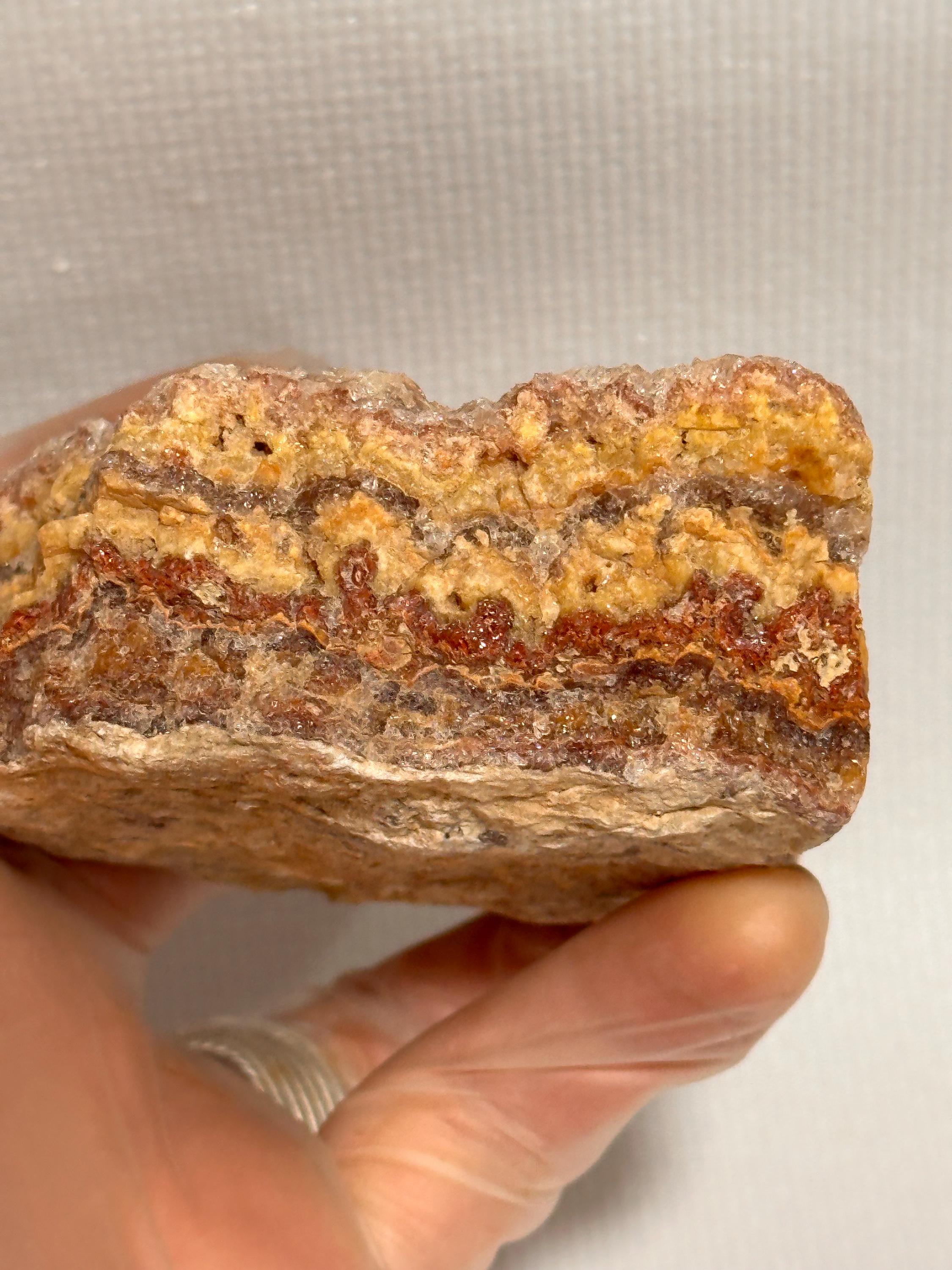 Raw Bacon Bubble Opal display piece or for lapidary fun, RARE, from Milford, Utah