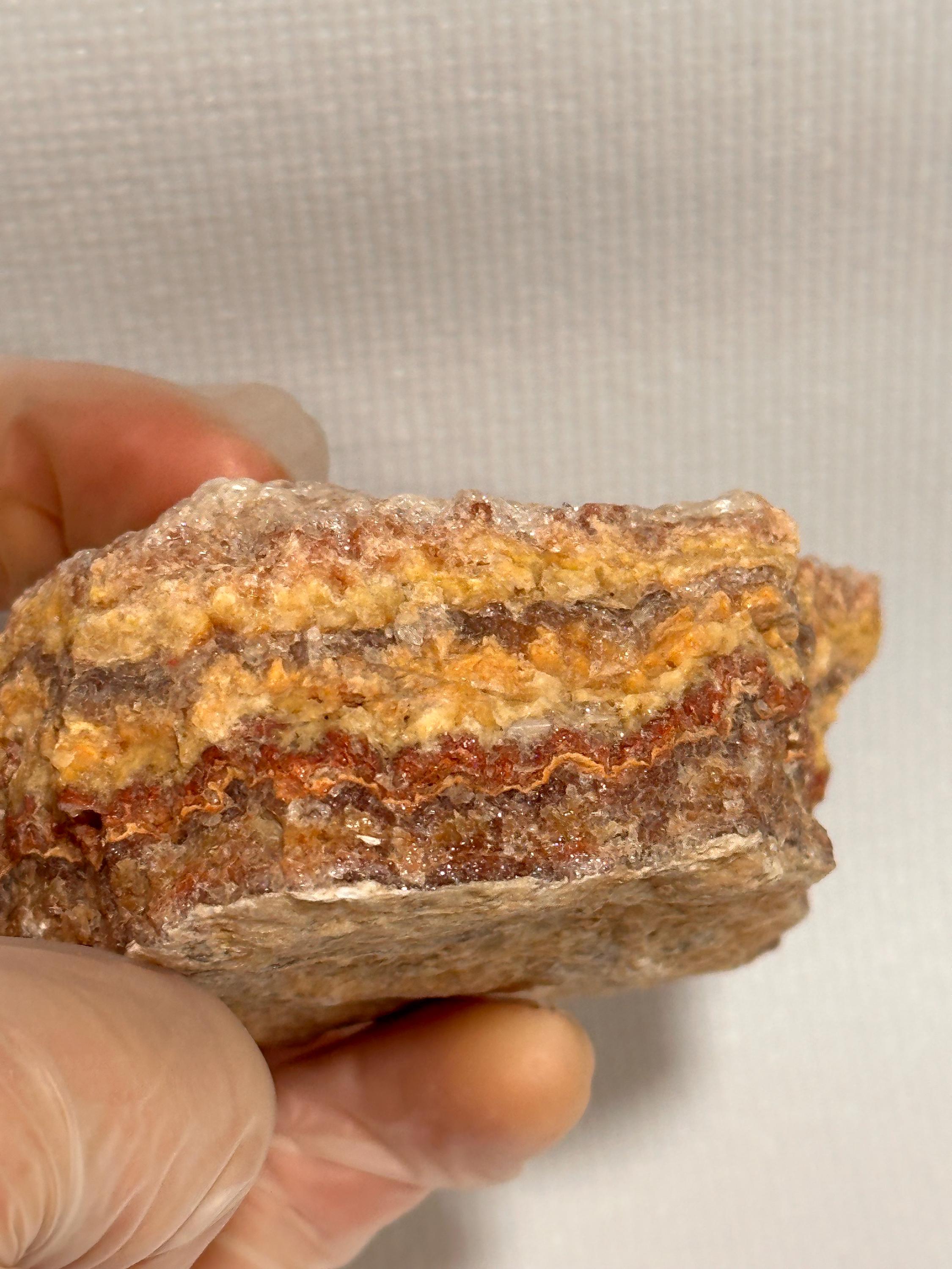 Raw Bacon Bubble Opal display piece or for lapidary fun, RARE, from Milford, Utah