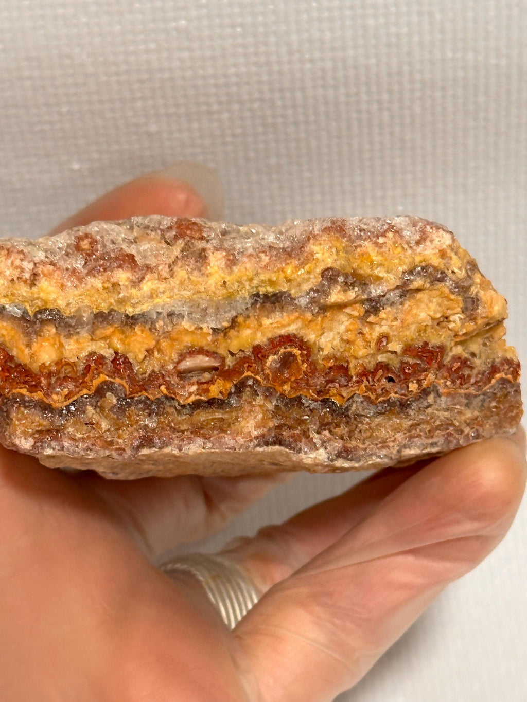 Raw Bacon Bubble Opal display piece or for lapidary fun, RARE, from Milford, Utah