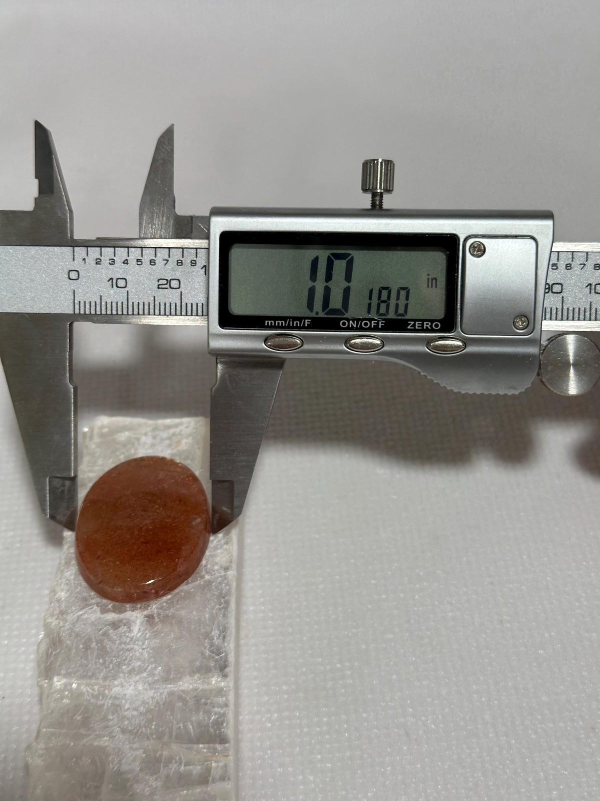 Sunstone cabochon, loose gemstone for jewelry making—FIERY SPARKLE
