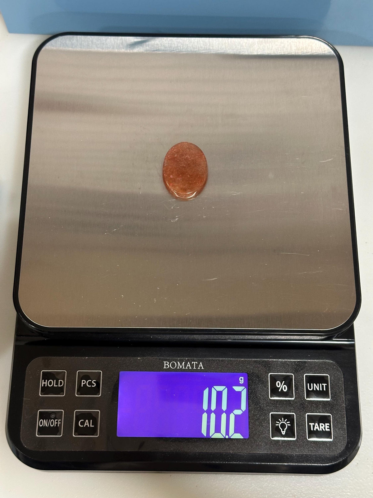 Sunstone cabochon, loose gemstone for jewelry making—FIERY SPARKLE