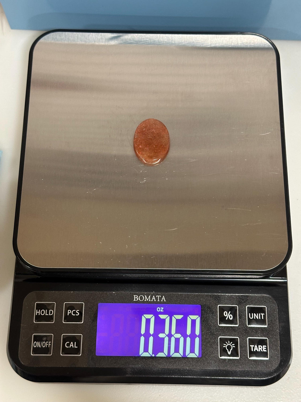Sunstone cabochon, loose gemstone for jewelry making—FIERY SPARKLE